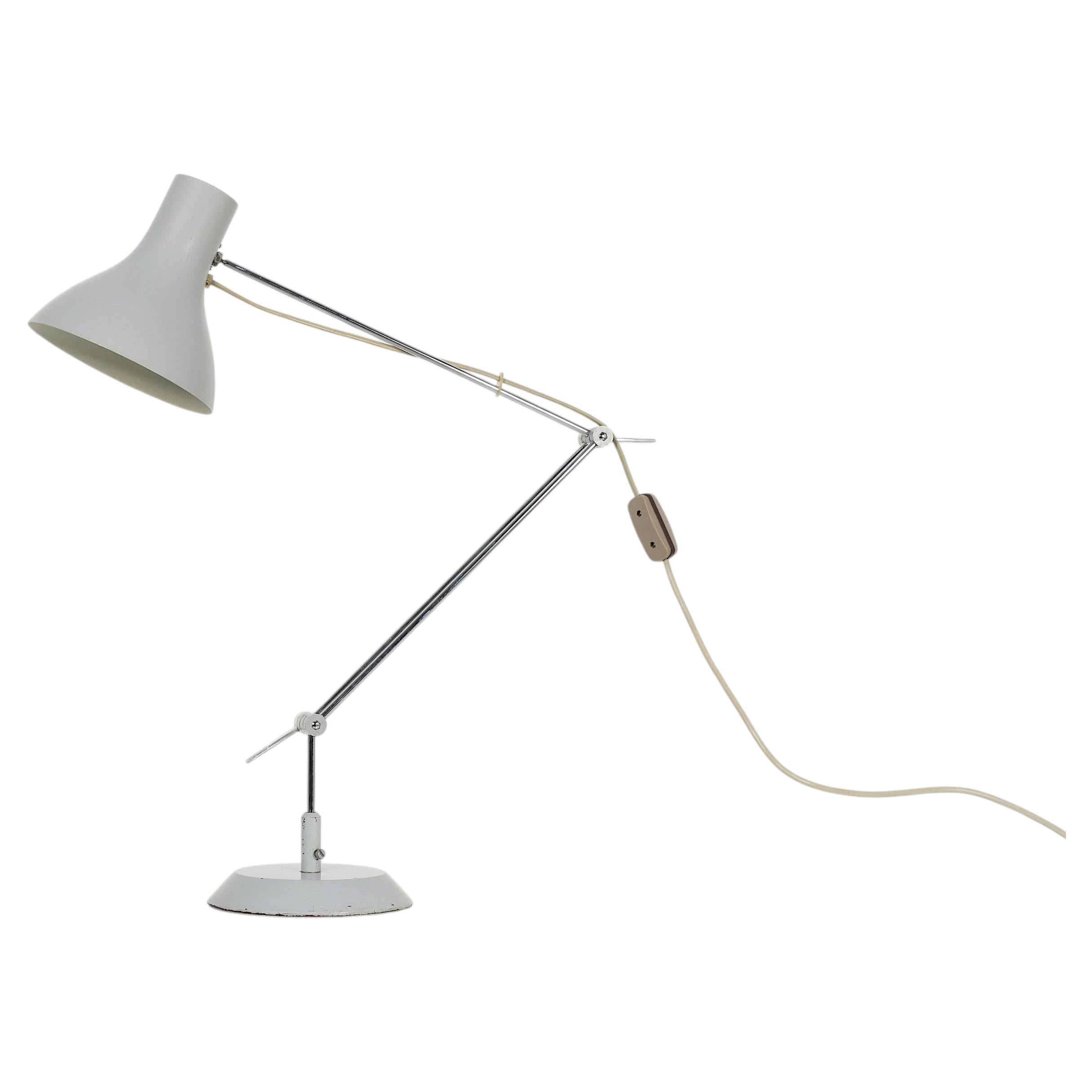 Mid-Century Gray Task Lamp by Napako, 1950s For Sale