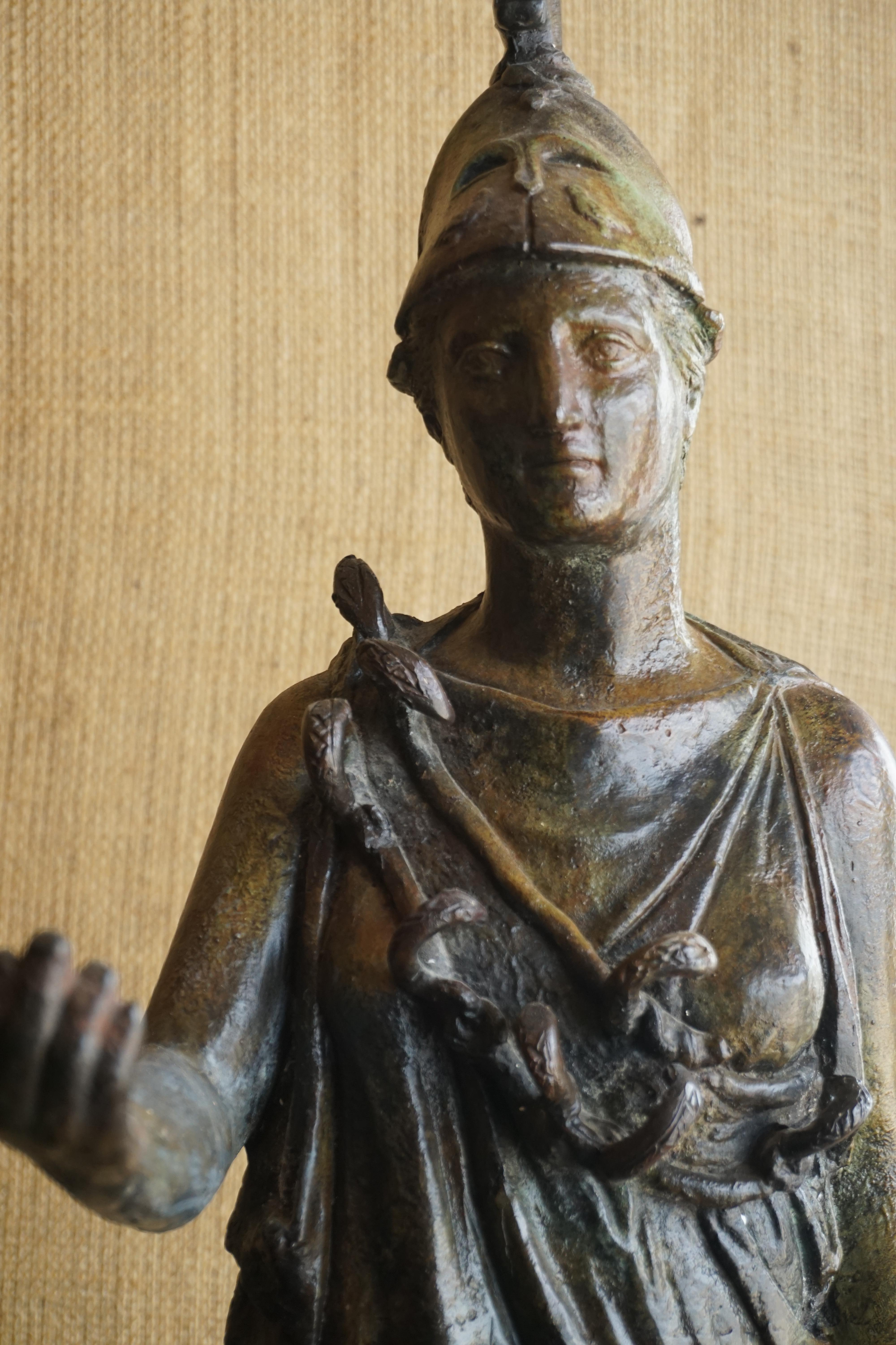 20th Century Midcentury Greek Bronze Statue