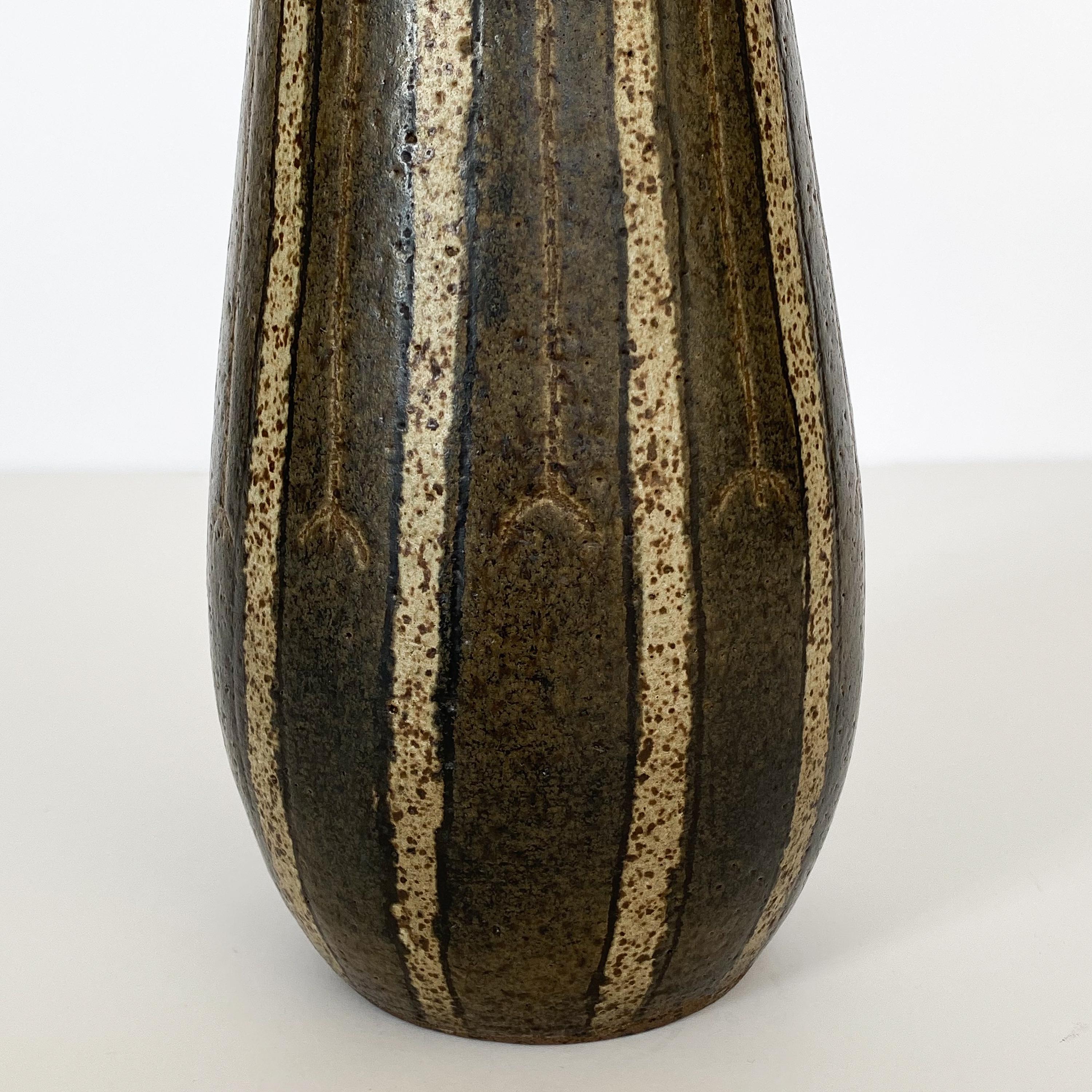 Late 20th Century Midcentury Greek Studio Pottery Vase