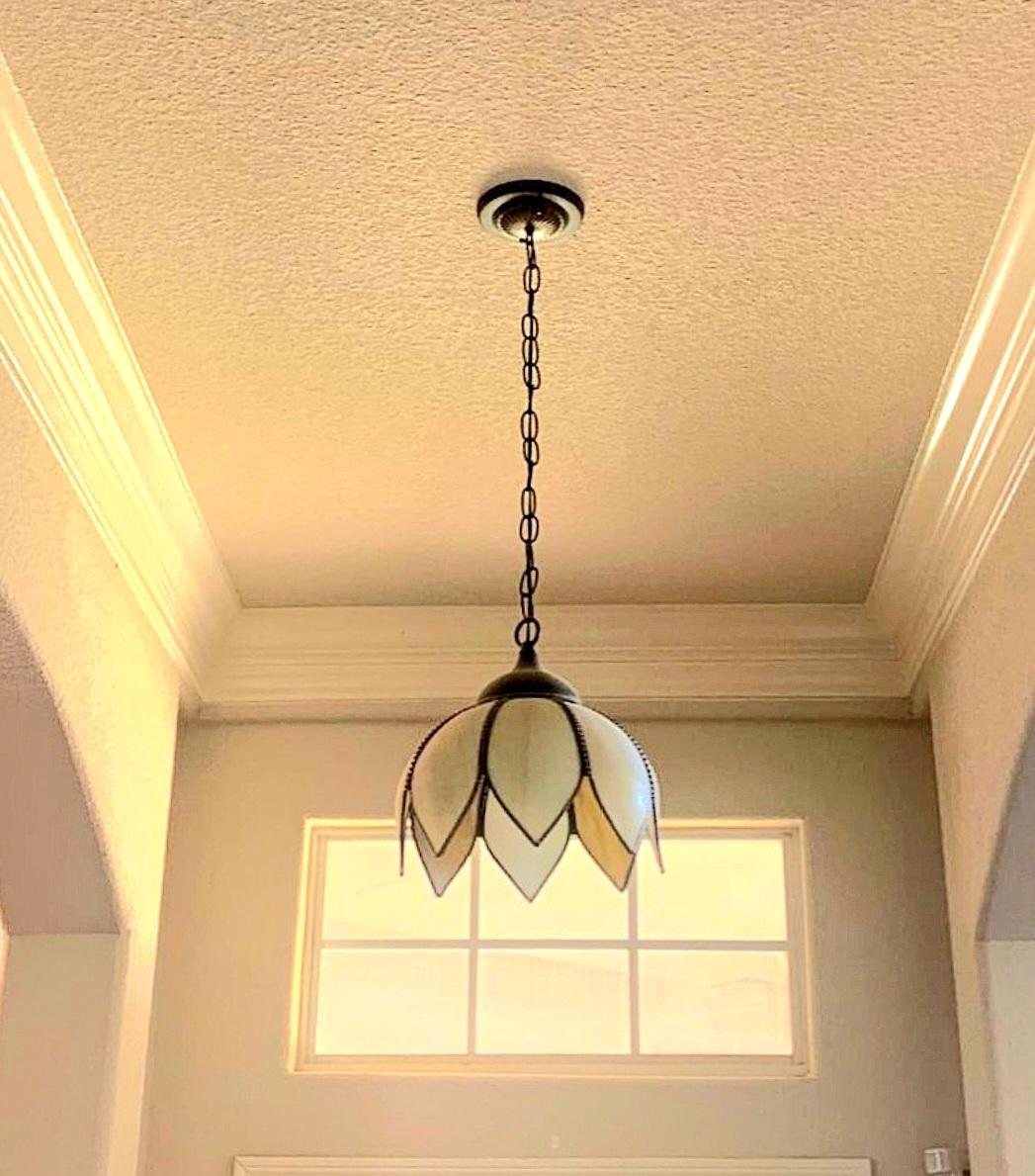 vintage tulip pendant light