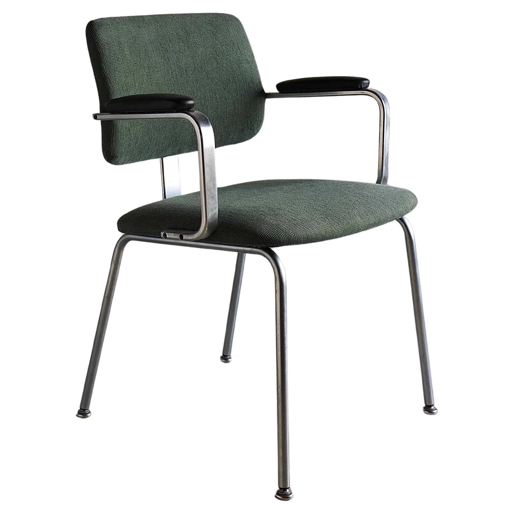 Mid-Century Green Desk Arm Chair , Sweden, 1960s