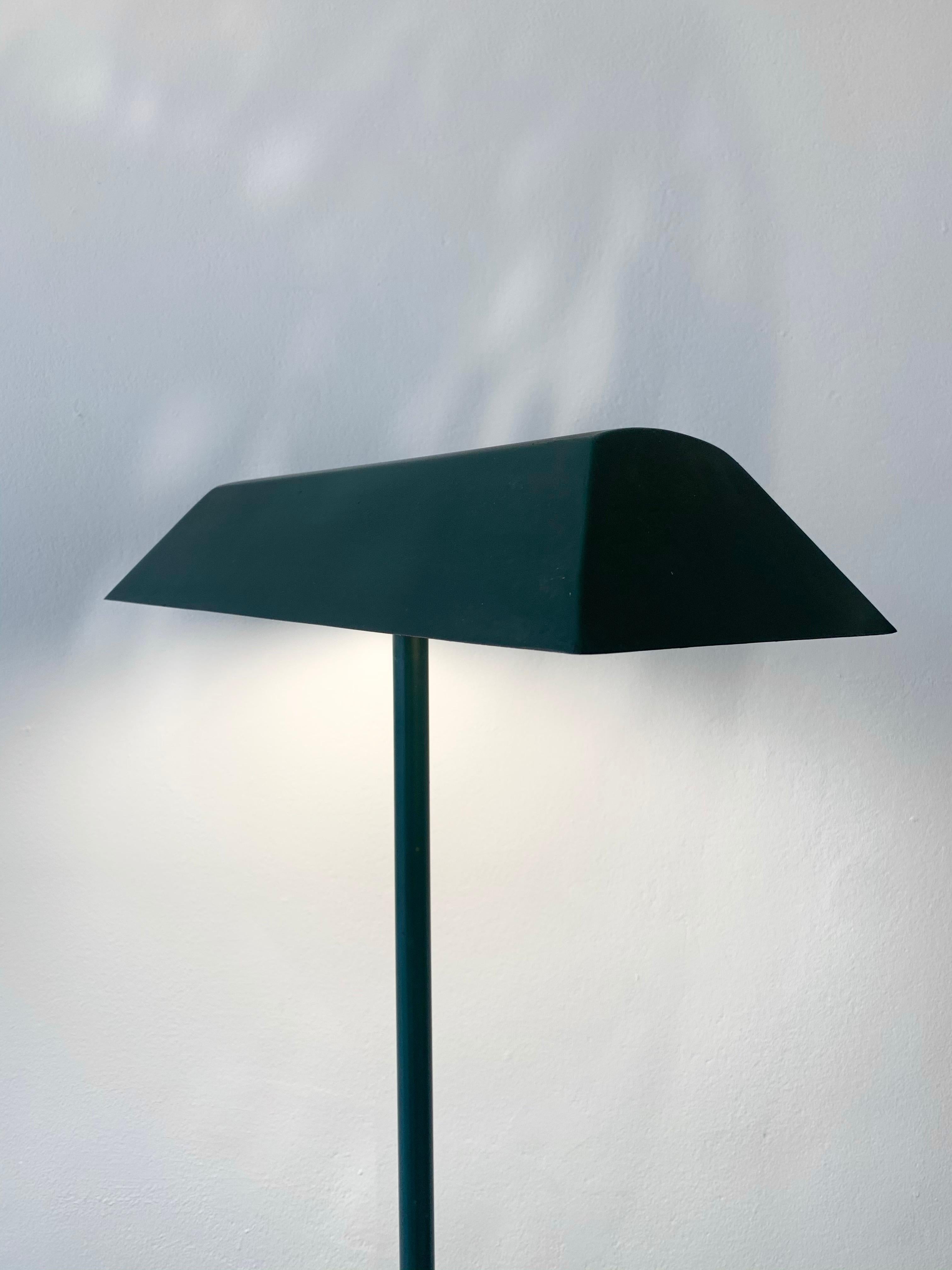 Mid-20th Century Mid-Century Green Metal Lamp, 1950s For Sale