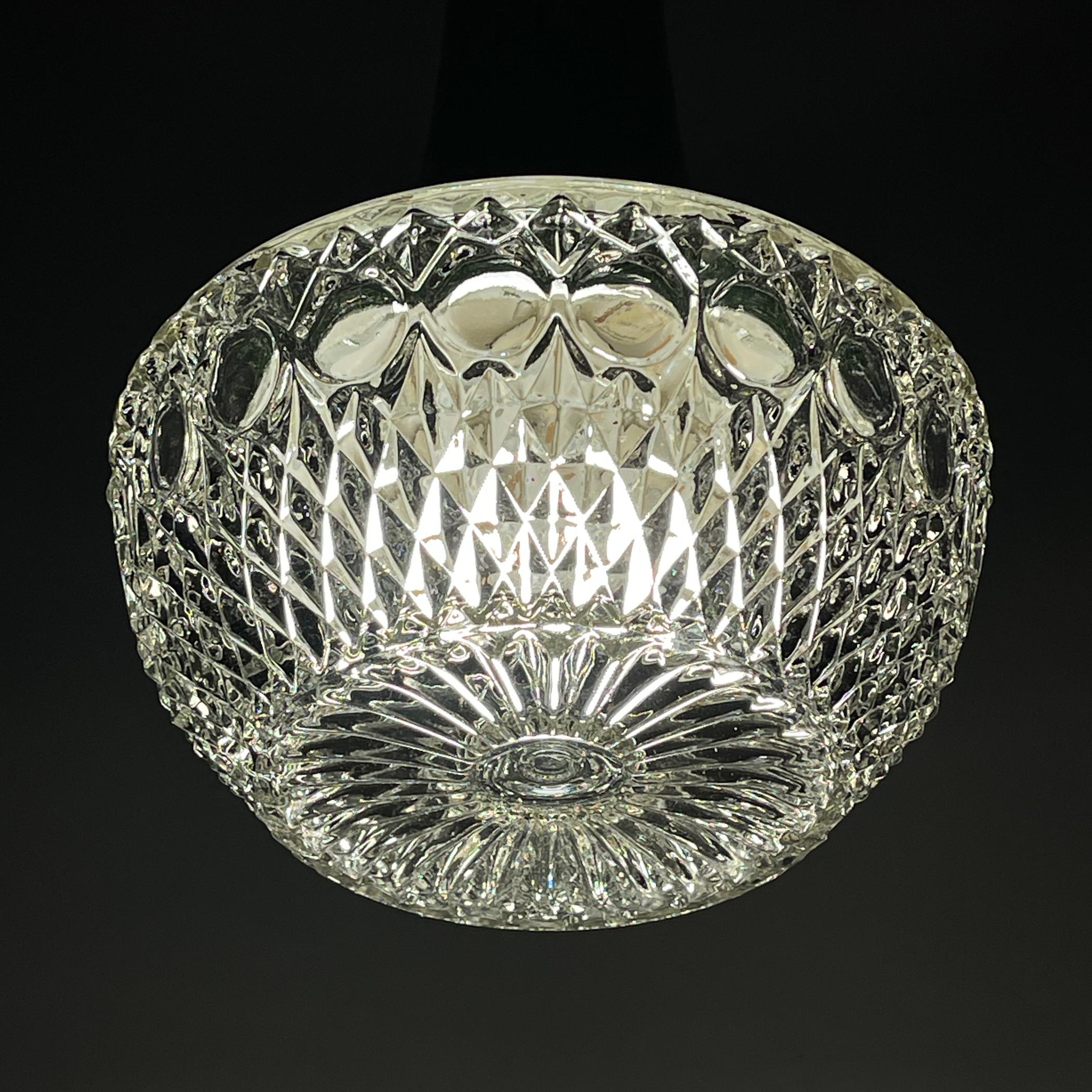 Lampada a sospensione verde di metà secolo di Targetti Sankey, Italia anni '60 in vendita 5
