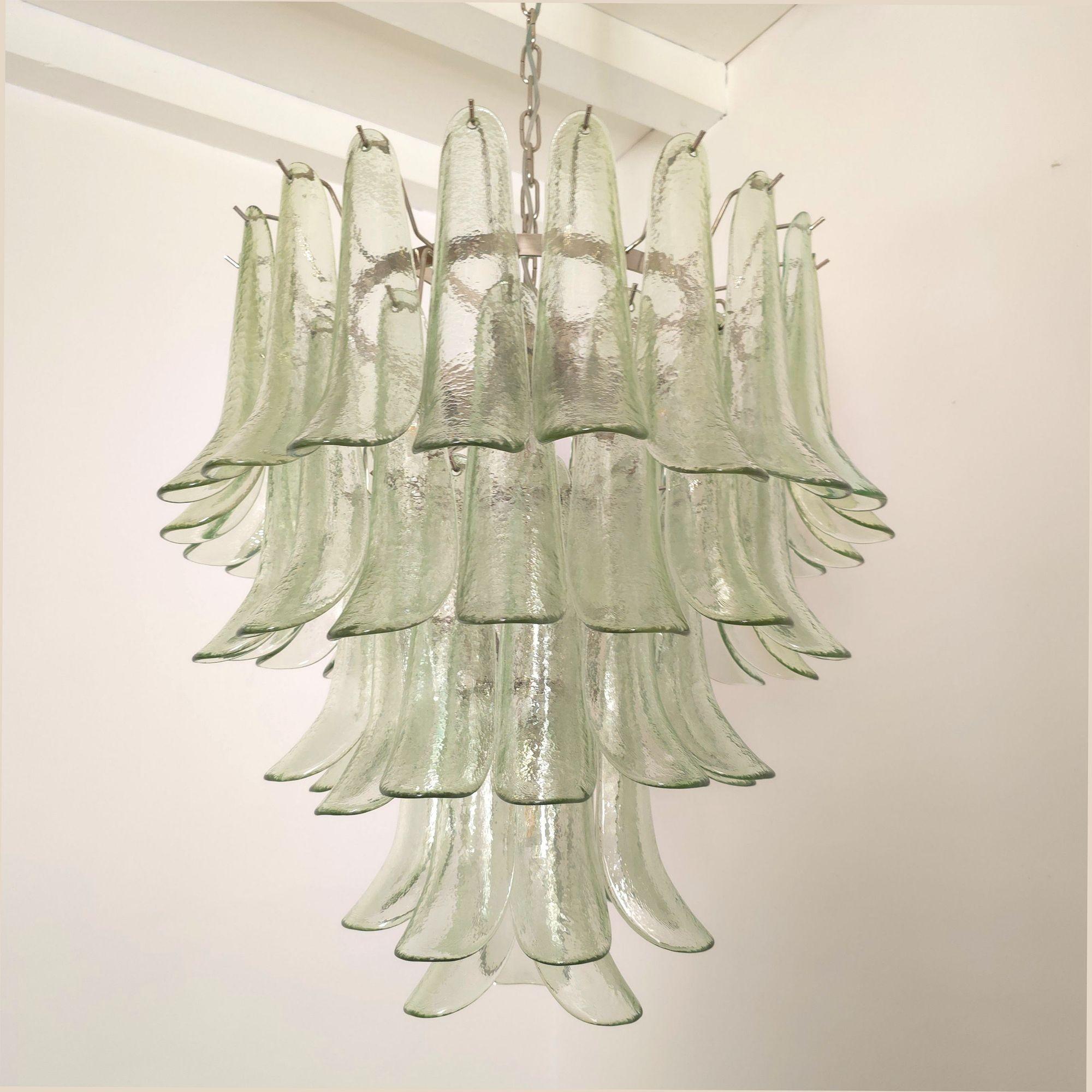 Mid-Century moderno Lampadario di Murano di metà secolo Greene & Greene Greene in vendita