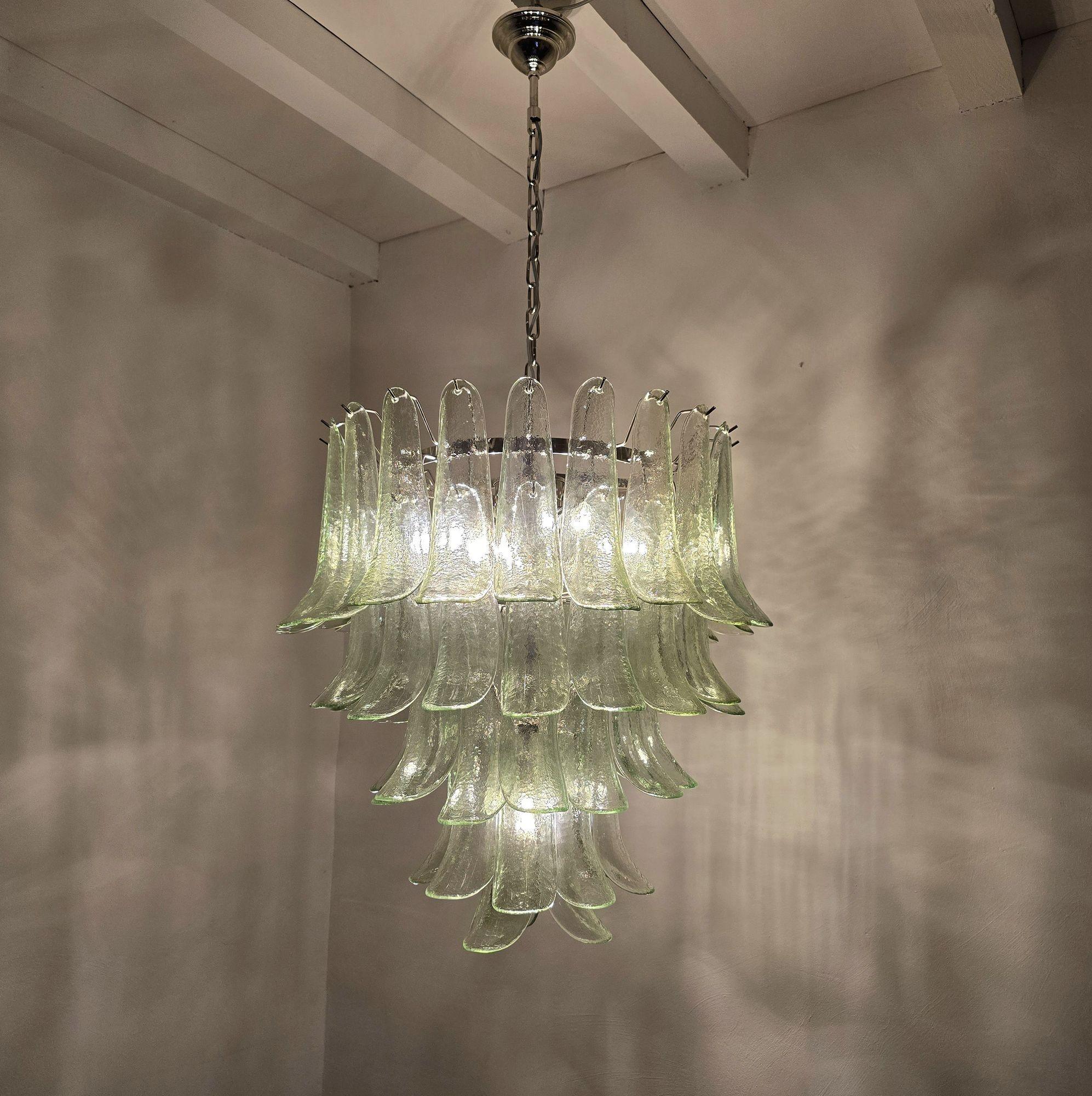 Lampadario di Murano di metà secolo Greene & Greene Greene In condizioni ottime in vendita a Dallas, TX