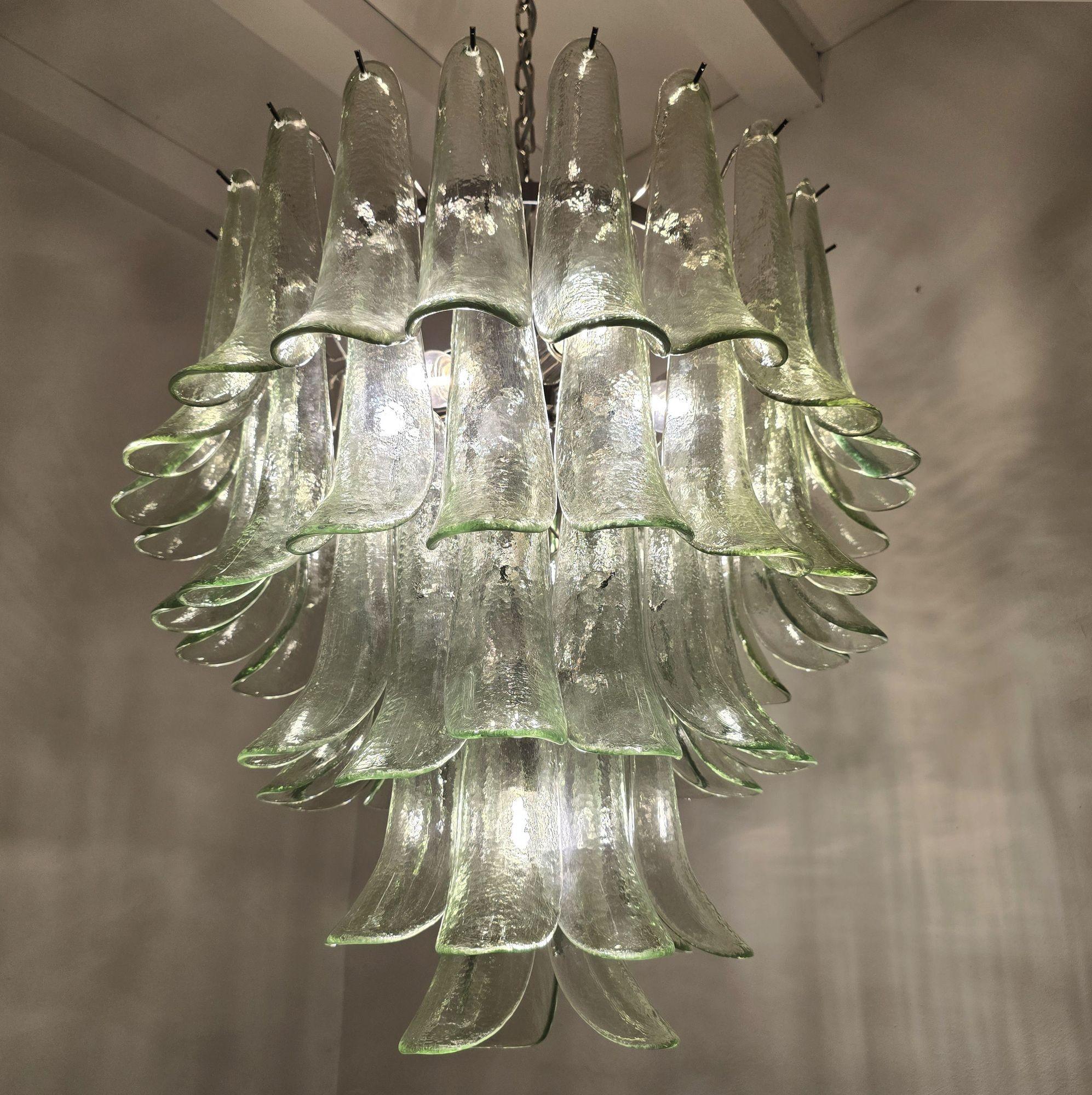 Vetro di Murano Lampadario di Murano di metà secolo Greene & Greene Greene in vendita
