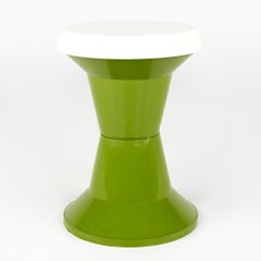 Mid Century Green Planter Stool