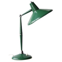 Mid-Century Green Revolving Table Lamp, Italia, 1960