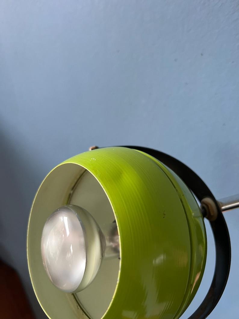 Mid Century Green Space Age Eyeball Wall Lamp, 1970s For Sale 5