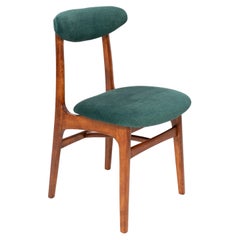 Mid Century Green Velvet Chair Designed by Rajmund Halas, Poland, 1960s