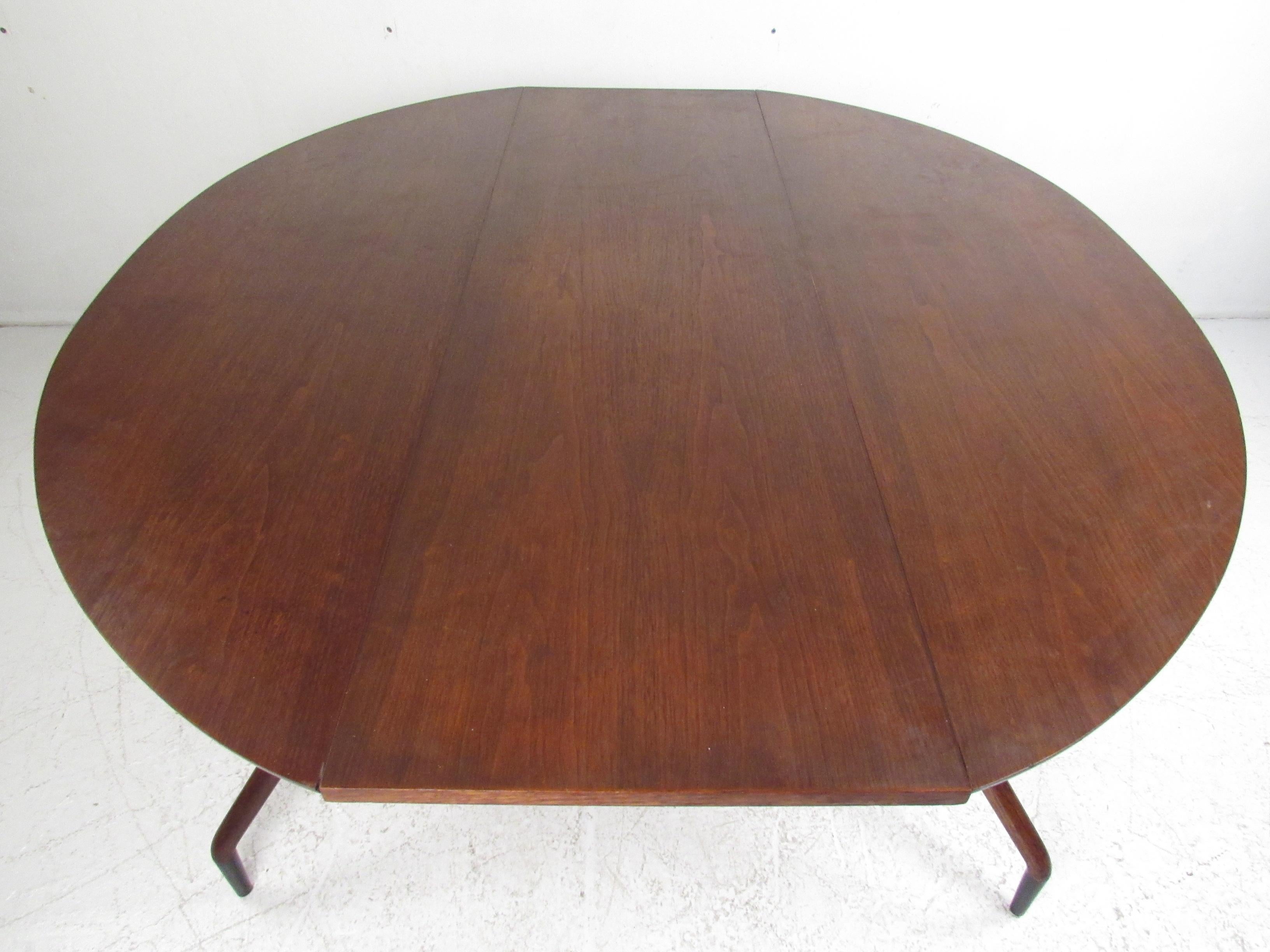 Midcentury Greta Grossman Drop Leaf Esstisch für Glenn of California (Moderne der Mitte des Jahrhunderts)