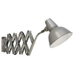 Lampe murale Scone en métal gris du milieu du siècle de SIS, Allemagne