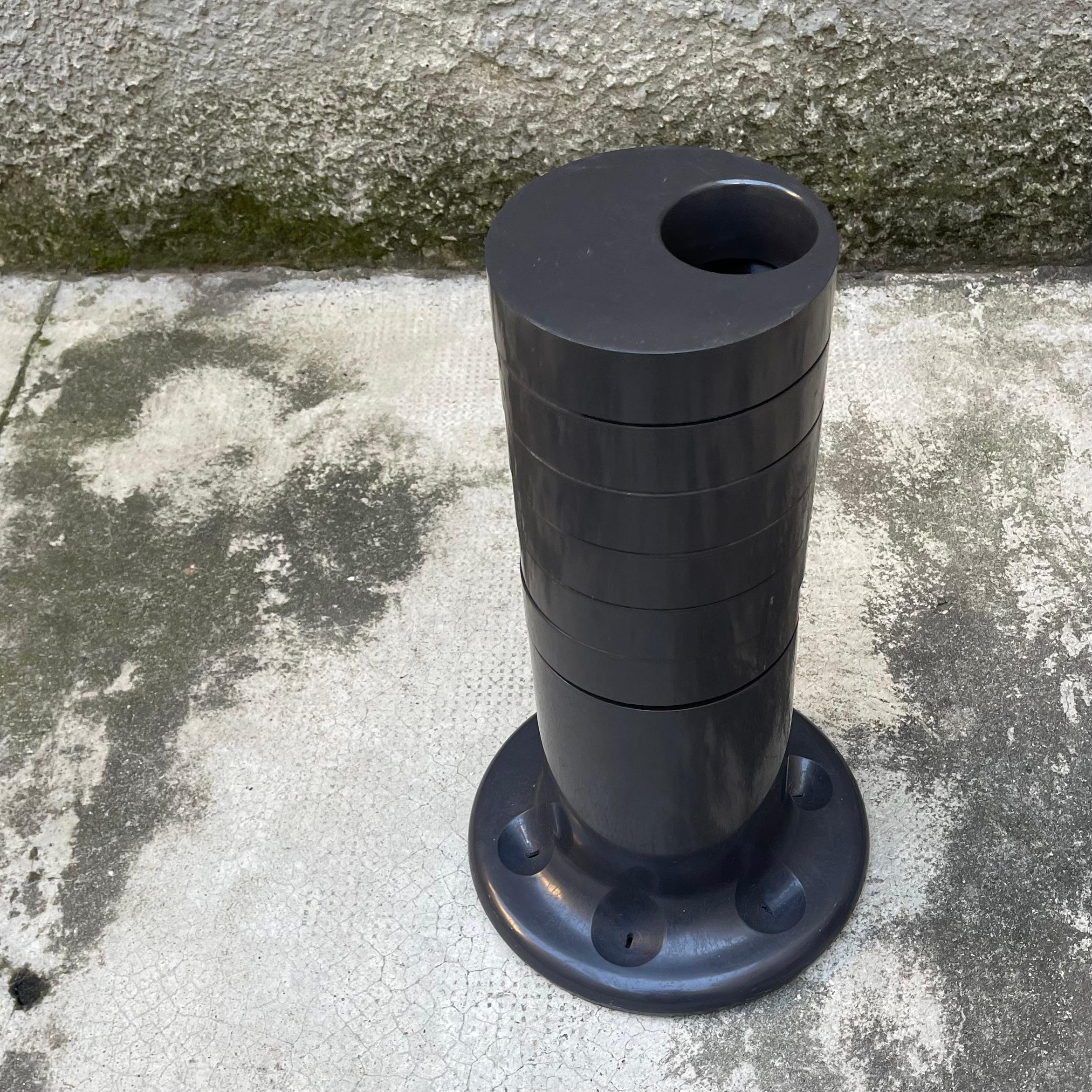 Space Age MidCentury Grey Pluvium Umbrella Stand by Giancarlo Piretti for Anonima Castelli For Sale