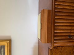 Mid-century grissinato wood jewelry box, Fontana Arte Italy 1960