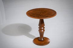 Midcentury Gueridon End Table, France, 1960s