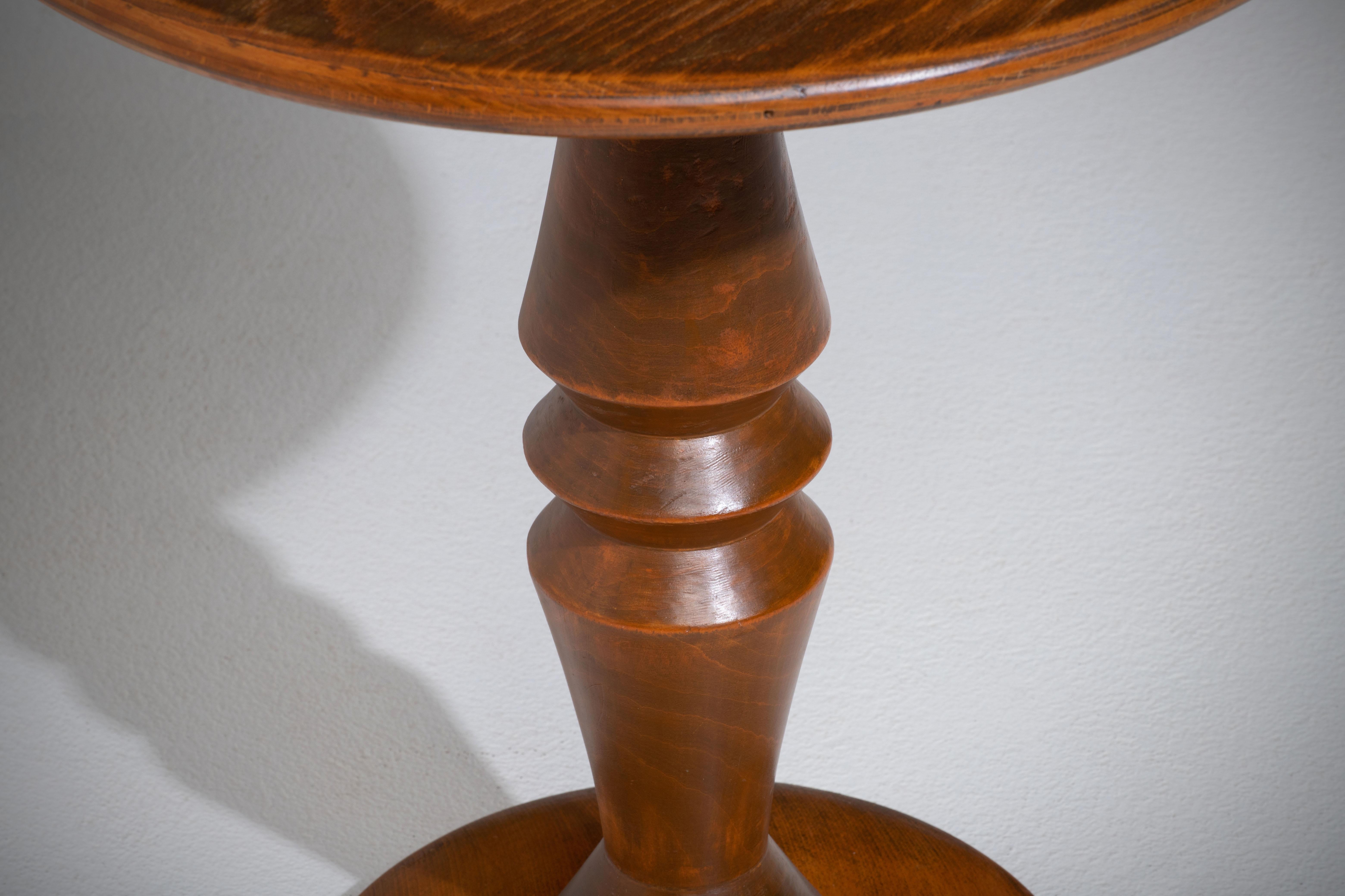 French Midcentury Gueridon End Table, France, 1960s For Sale