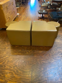 Mid Century Guido Faleschini for Mariani Set of Nightstands and Stools