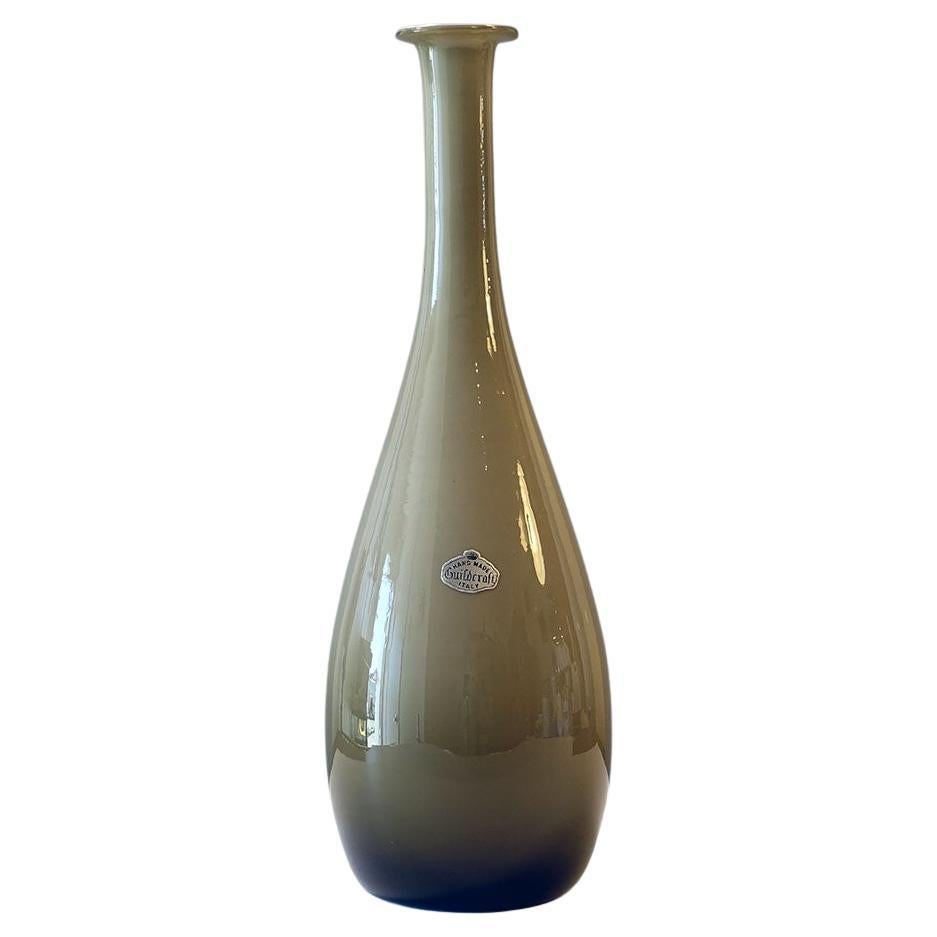 Mid-Century Guildcraft Empoli Italy Cased Glass Vase