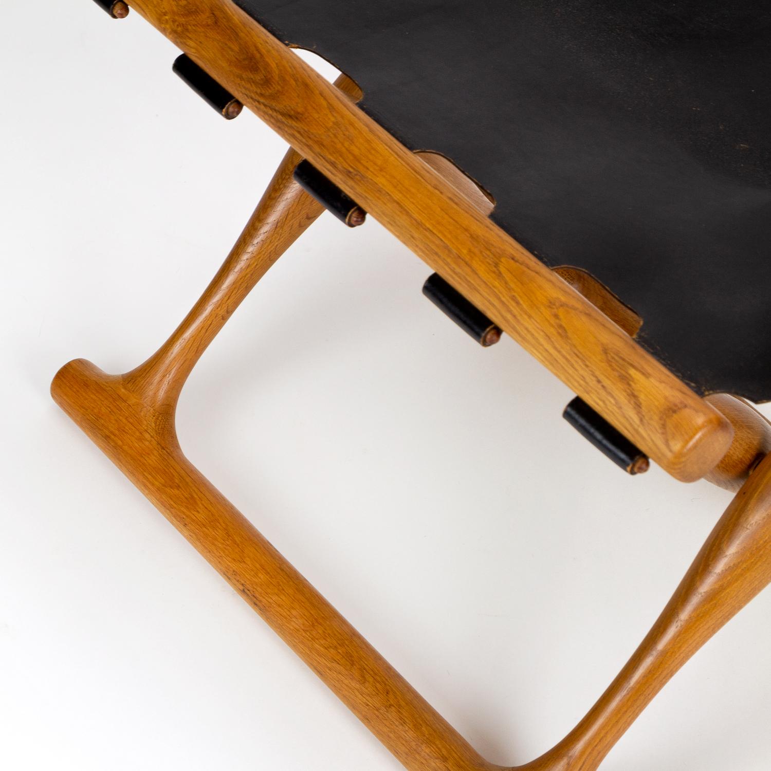 20th Century Midcentury Guldhøj Stool by Poul Hundevad For Sale