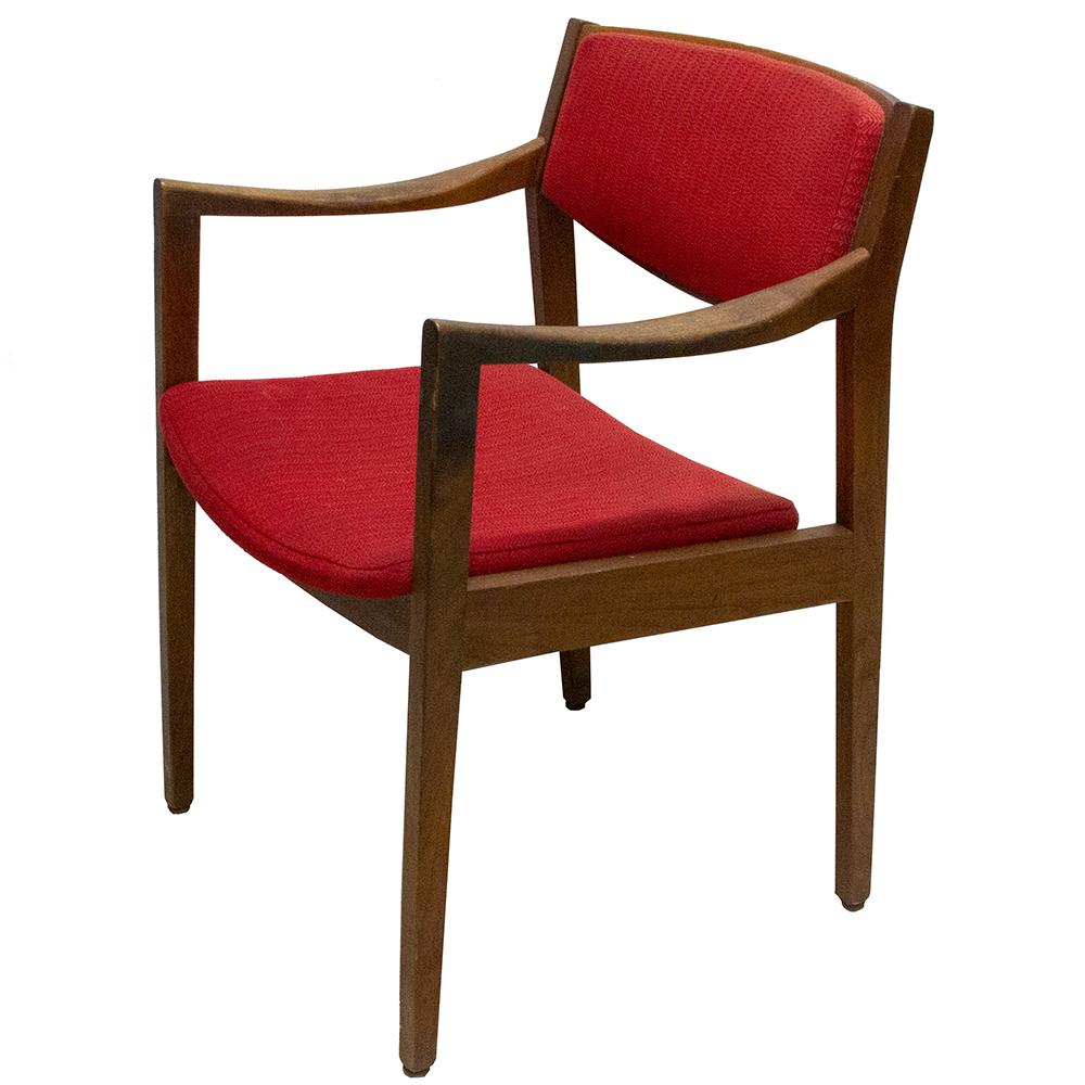 Mid-Century Modern Mid-Century Gunlocke Upholstered Chairs