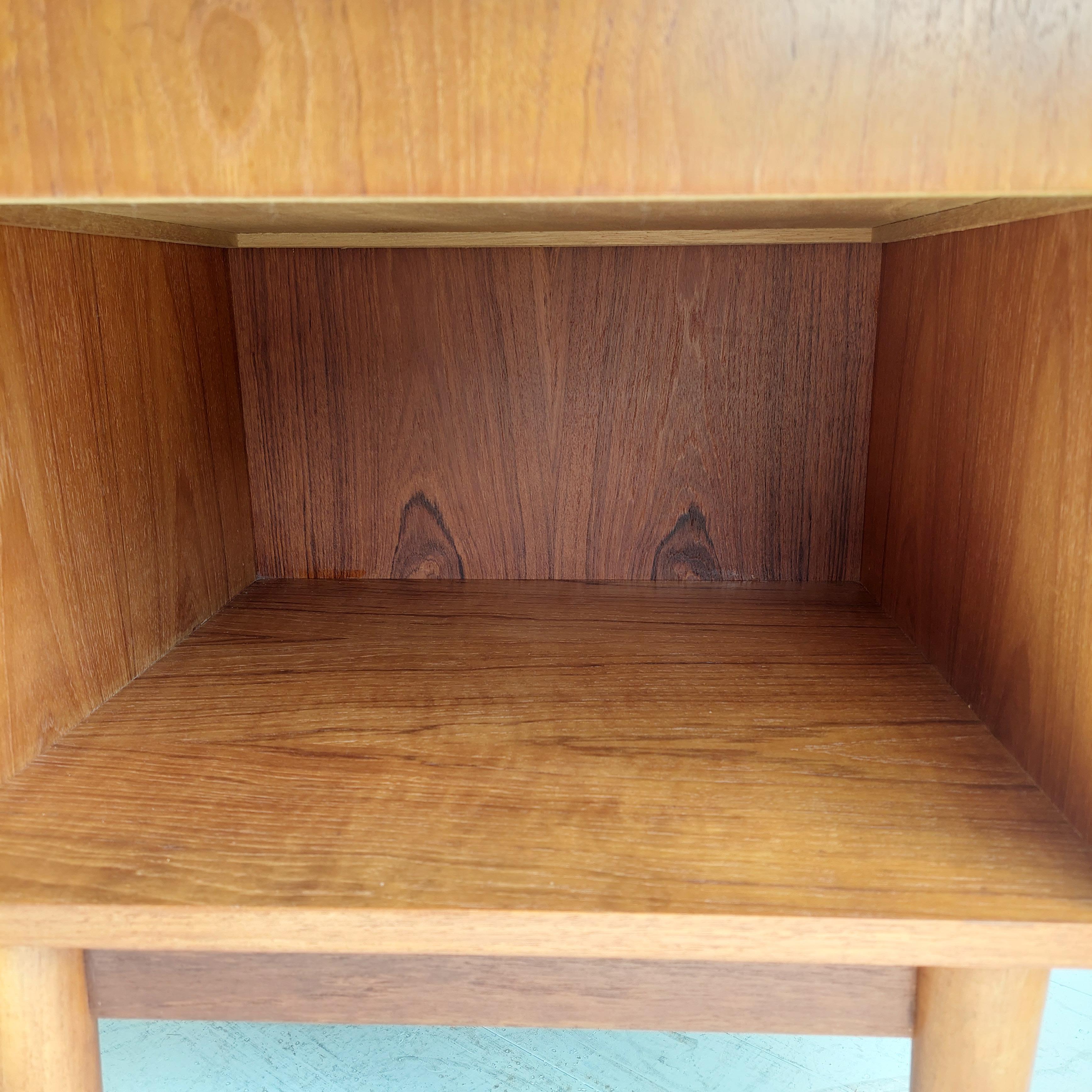Midcentury Gunnar Nielsen Teak Nightstands Bedside Tables Tibergaard, Denmark 6
