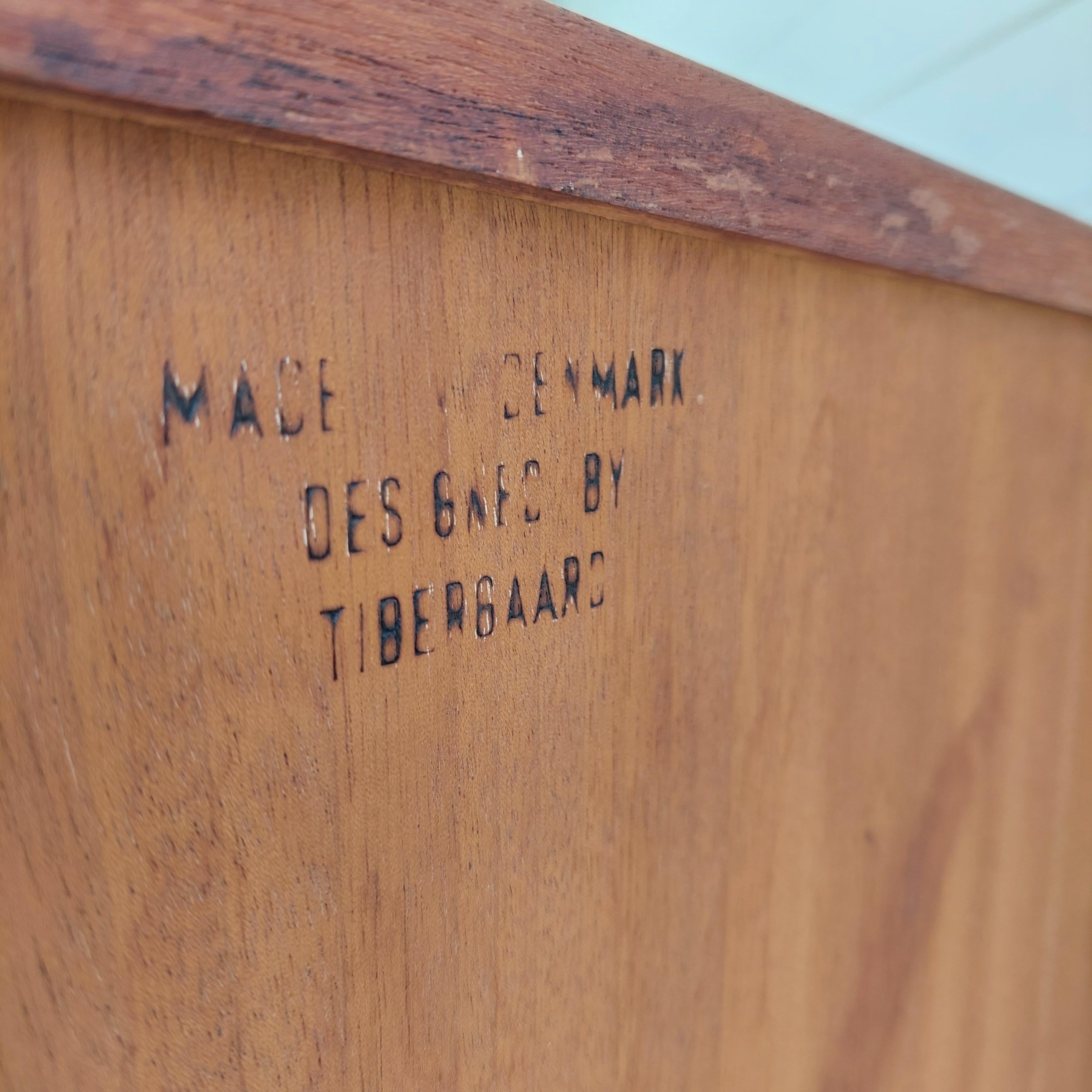 Midcentury Gunnar Nielsen Teak Nightstands Bedside Tables Tibergaard, Denmark 2