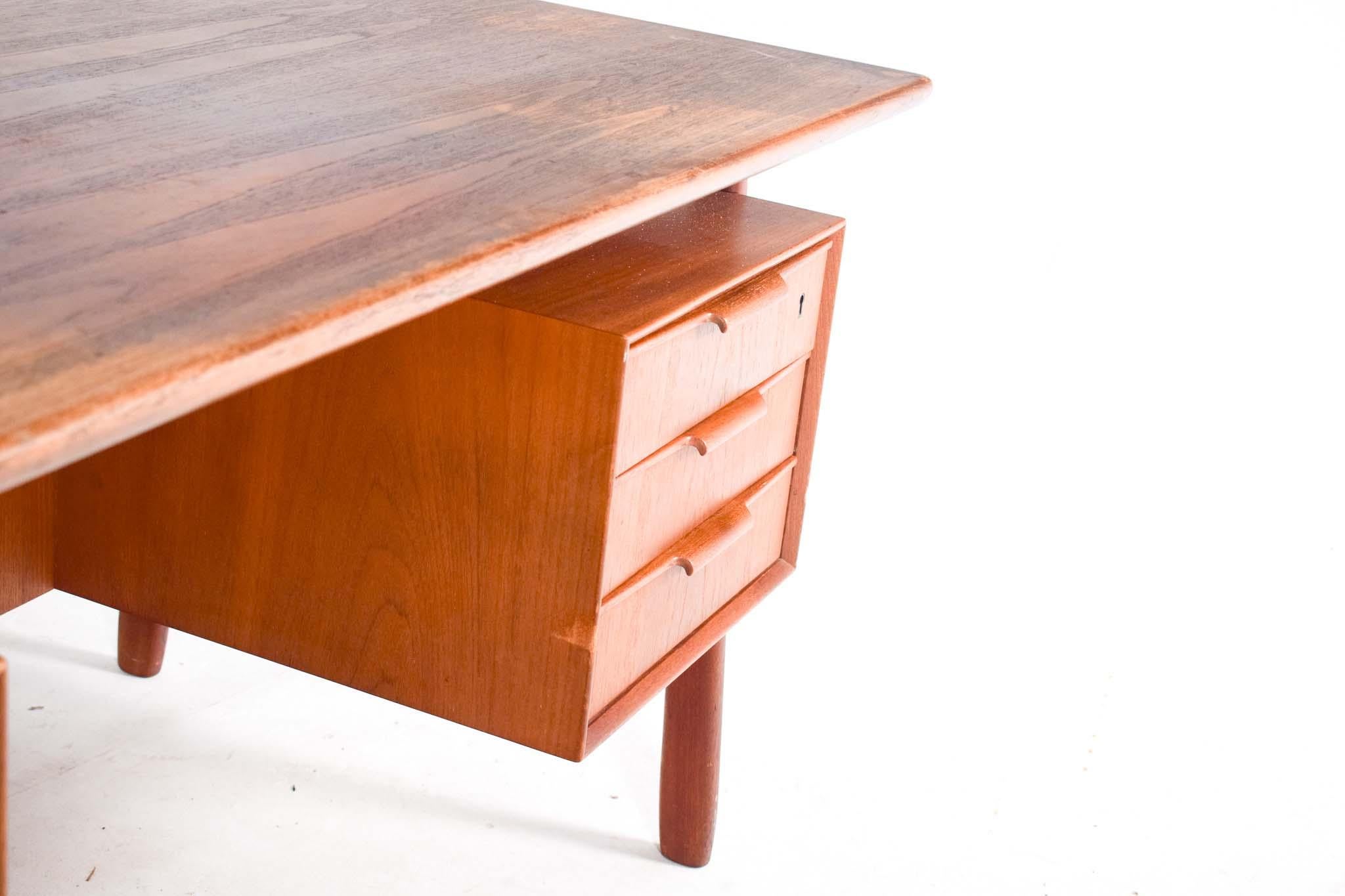 Mid-Century Gunni Omann Teak Desk for Omann Jun 1