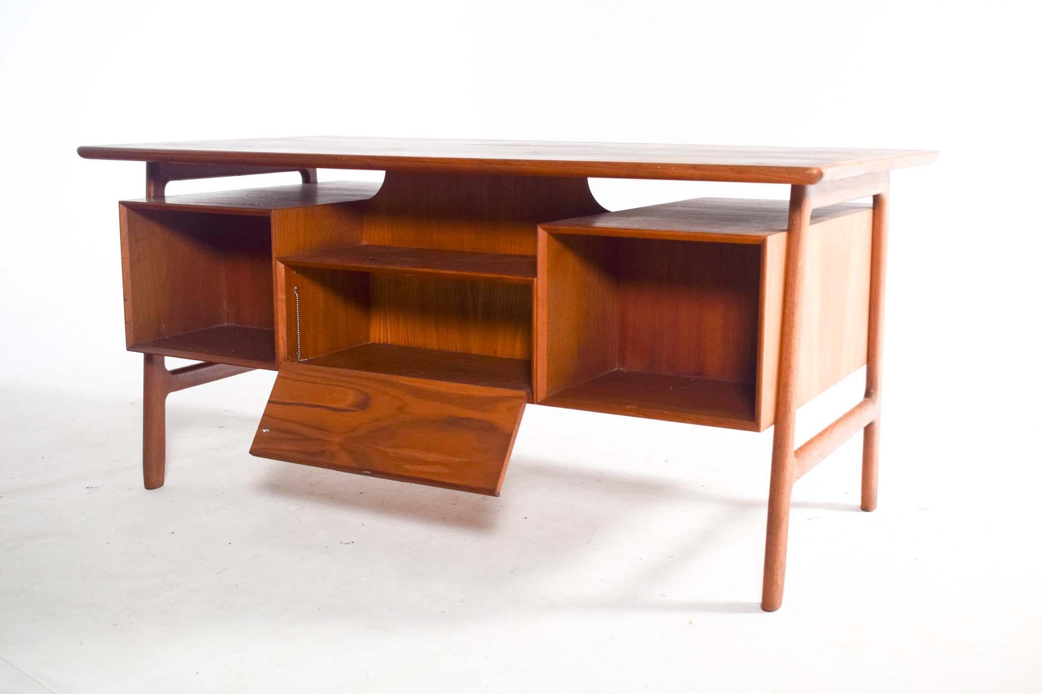 Mid-Century Gunni Omann Teak Desk for Omann Jun 2