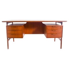 Mid-Century Gunni Omann Teak Desk for Omann Jun