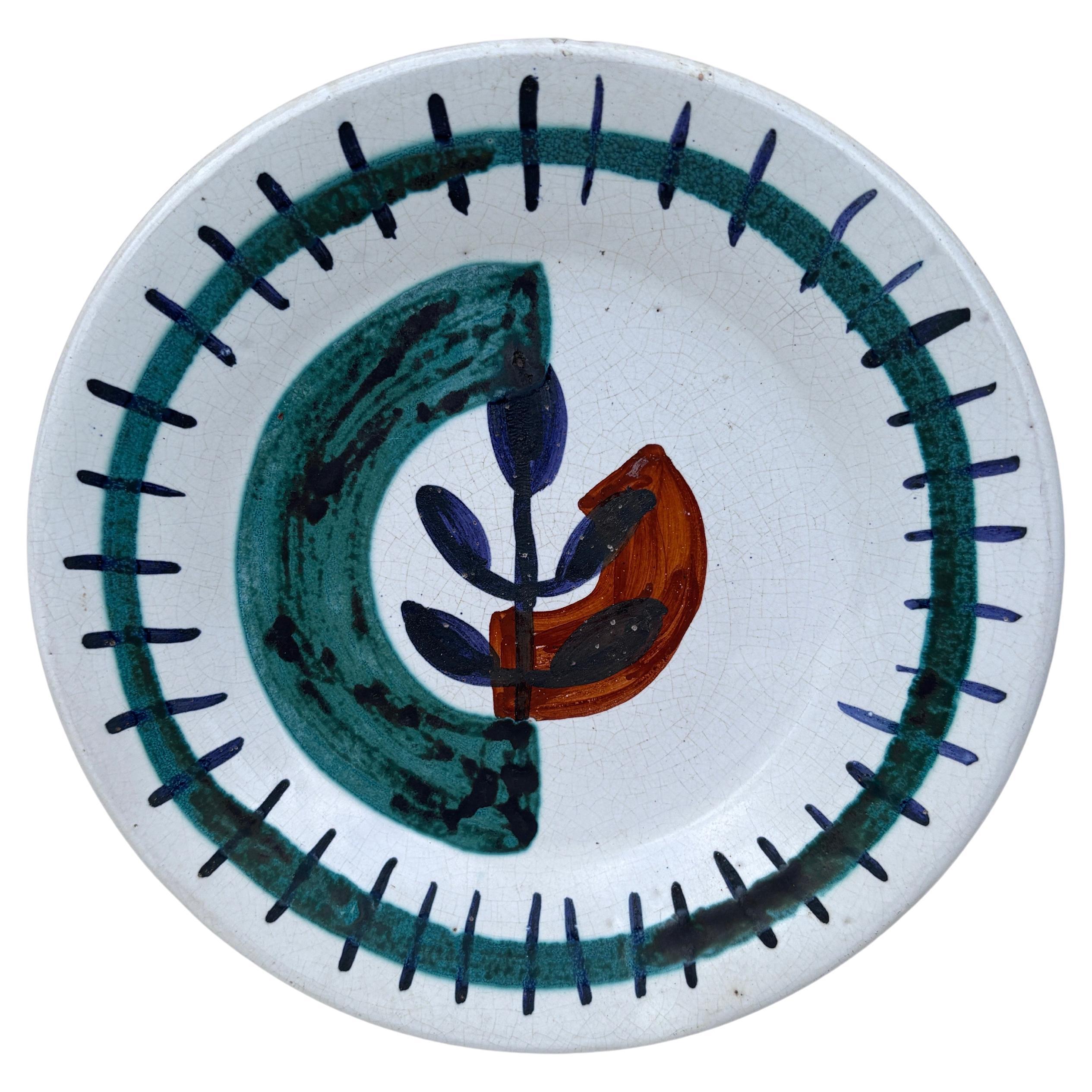 Mid-Century Gustave Reynaud Platter Vallauris, circa 1950