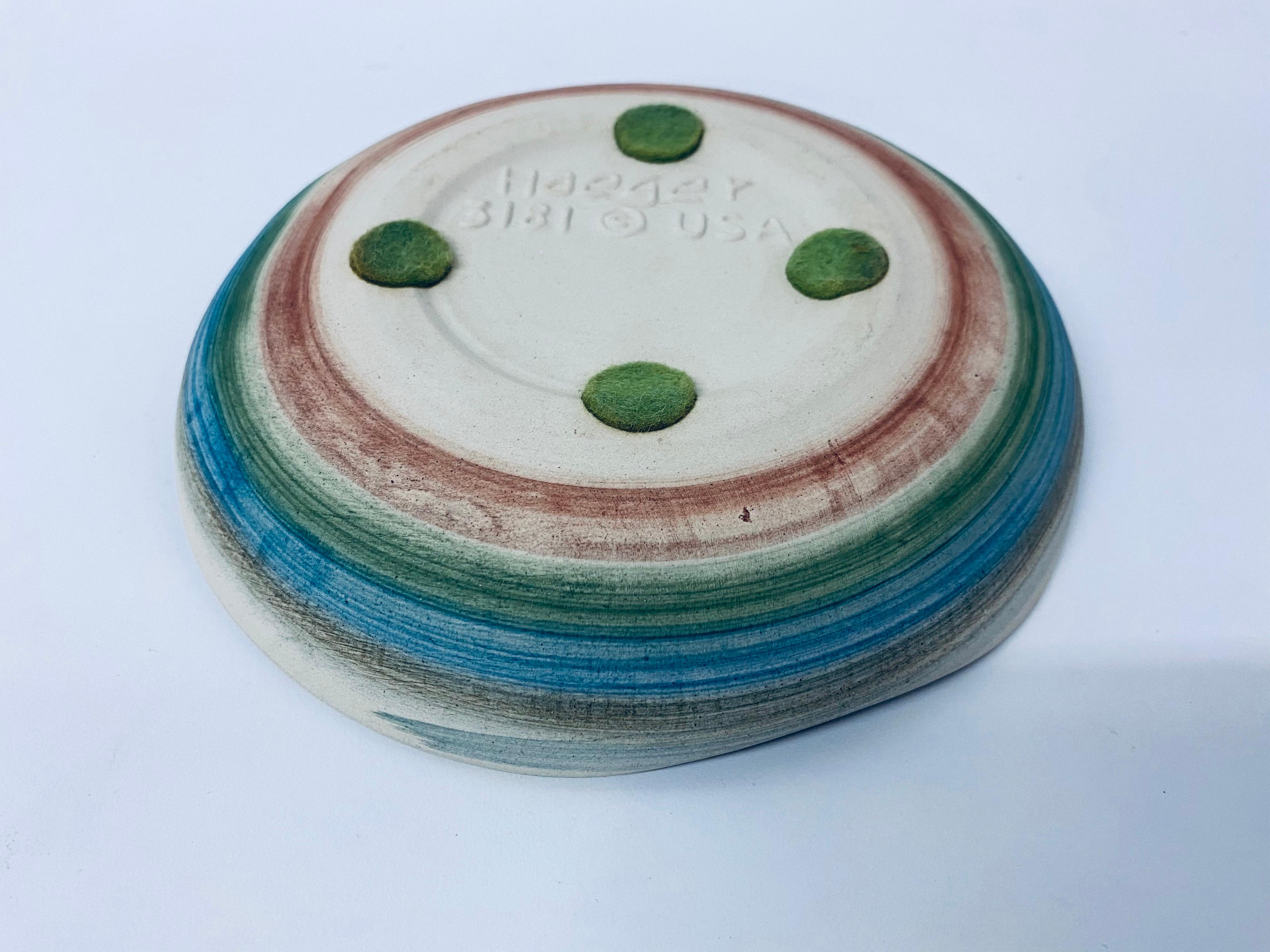 Midcentury Haeger Catch All Ceramic Coin Dish, 1950s 1