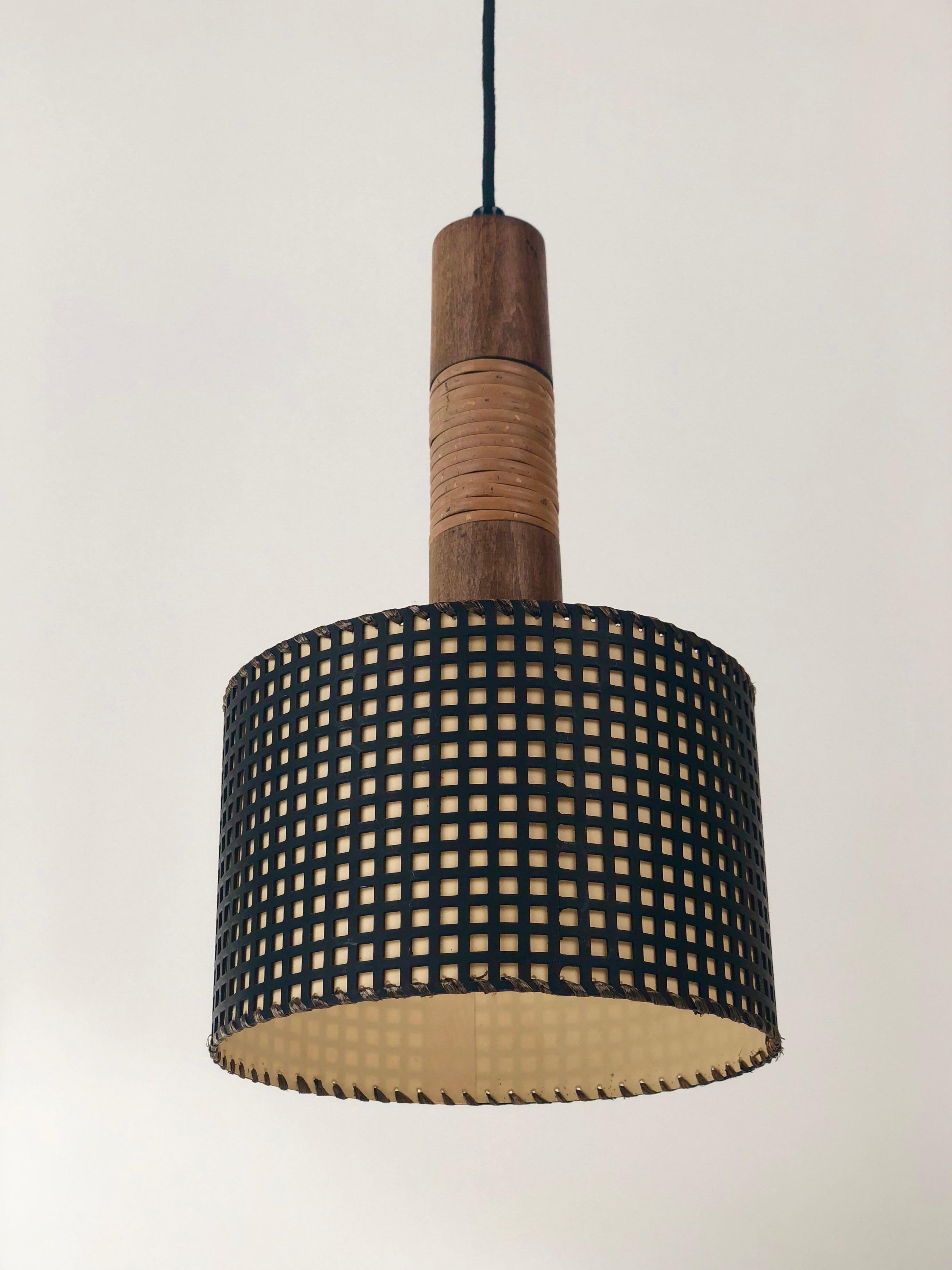 Anodized Midcentury, Hagenauer Pendant Lamp with Three Elements, Austria For Sale