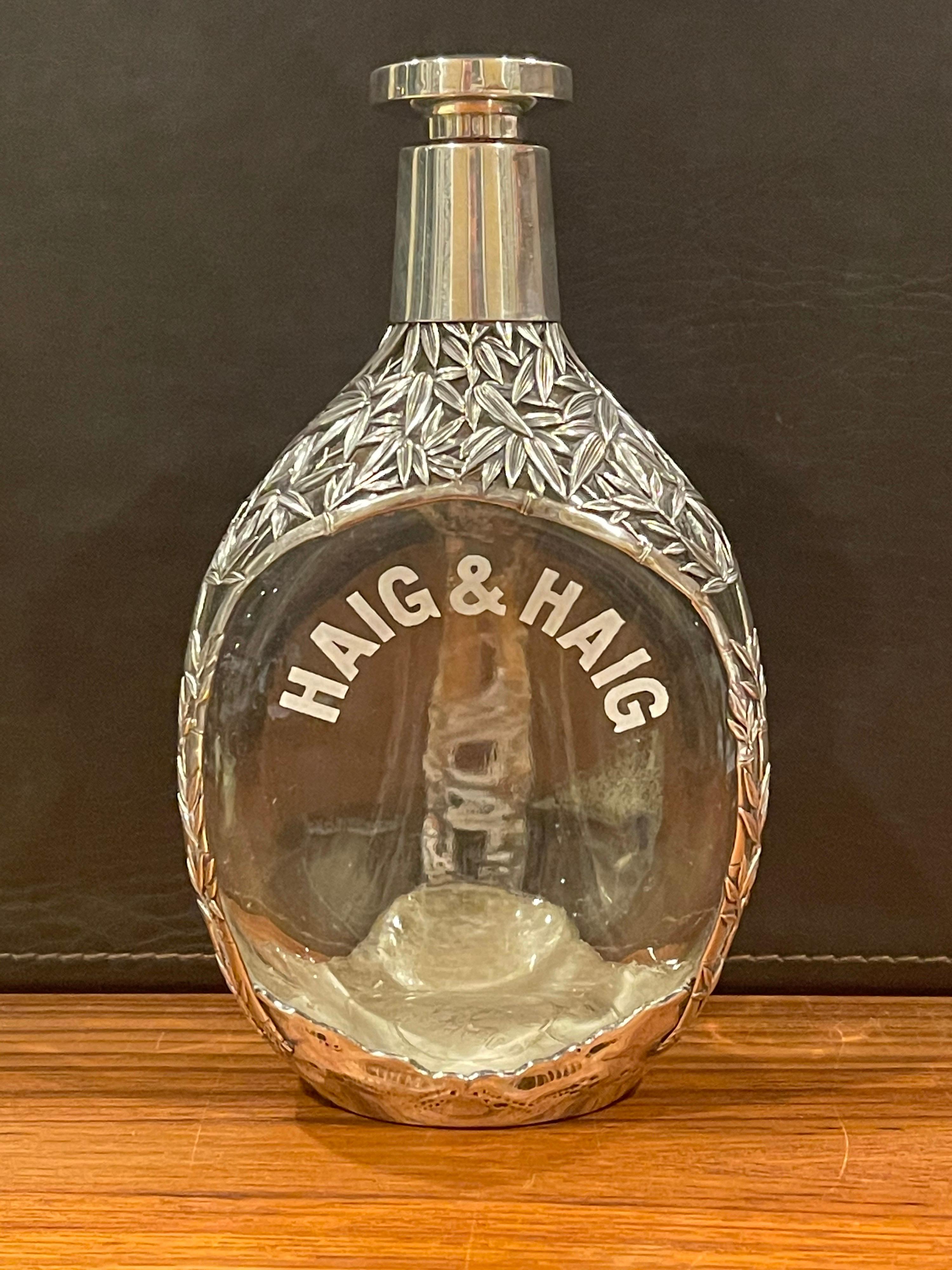 Américain Carafe à décanter en verre 