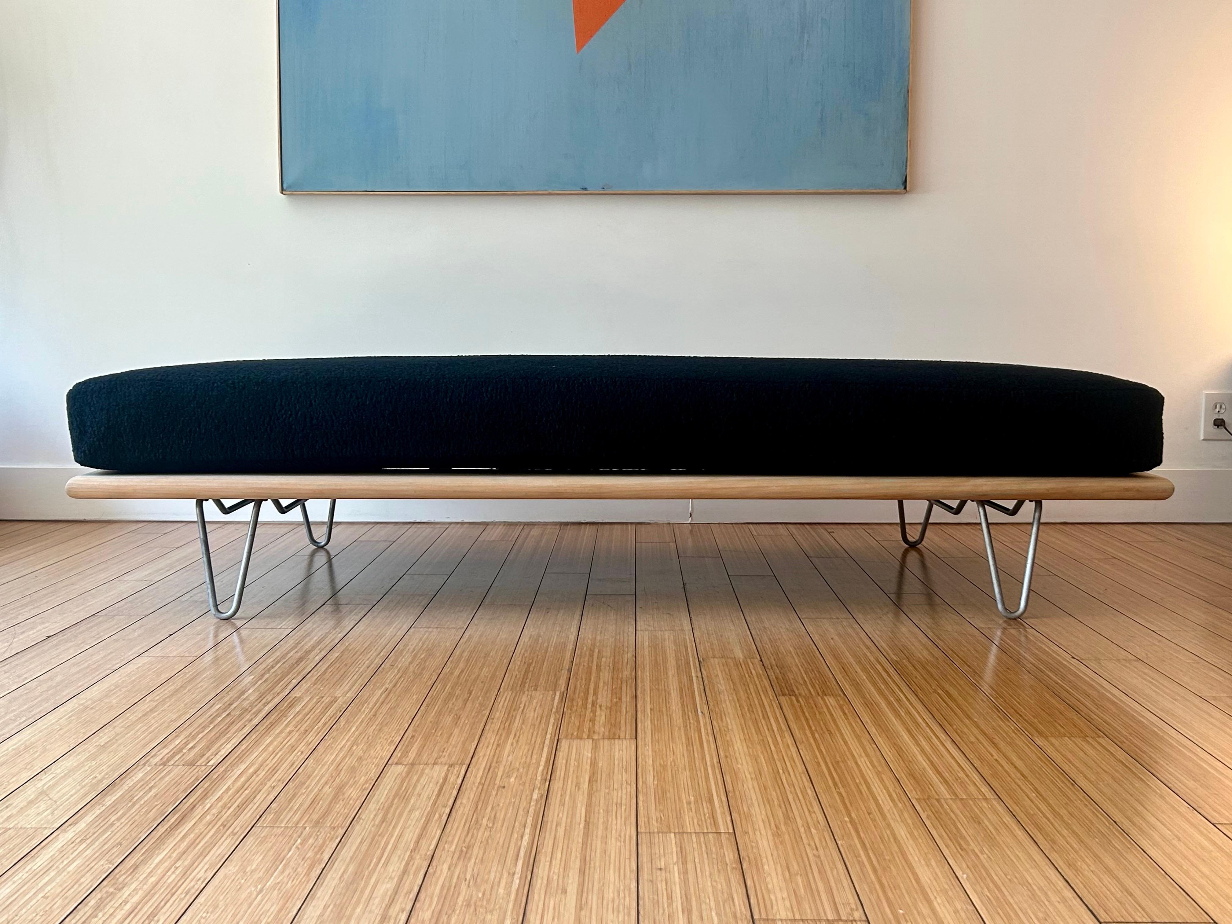 American Mid Century Hair Pin Legs Daybed George Nelson Herman Miller For Sale