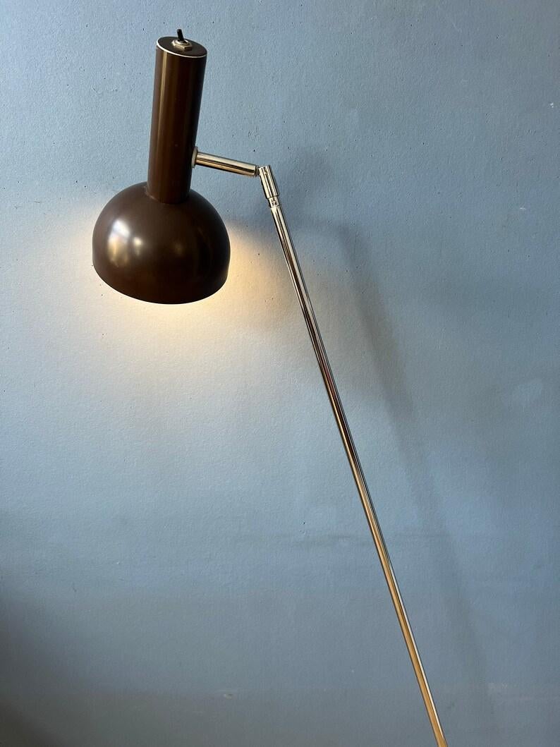 Mid Century Hala Brown Ball Rotating Floor Lamp, 1970s For Sale 1