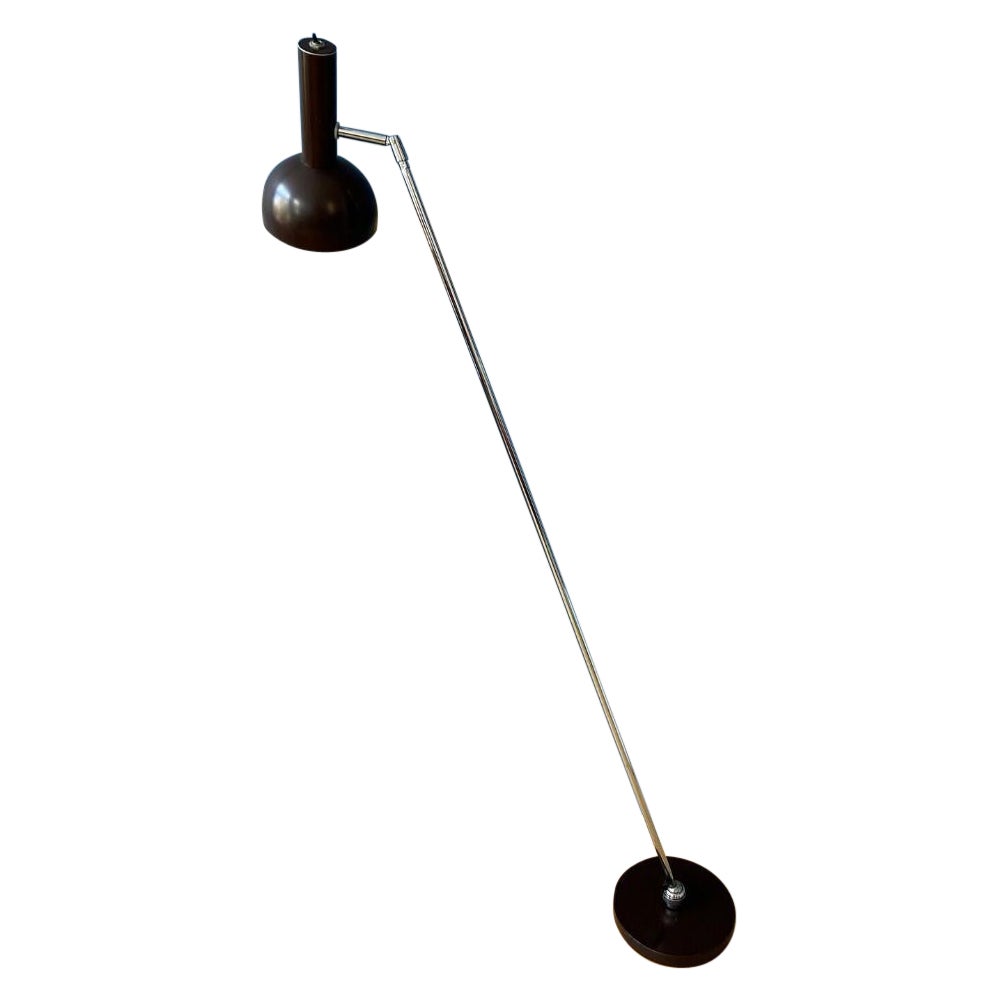 Lampadaire rotatif Hala Brown du milieu du siècle dernier, 1970
