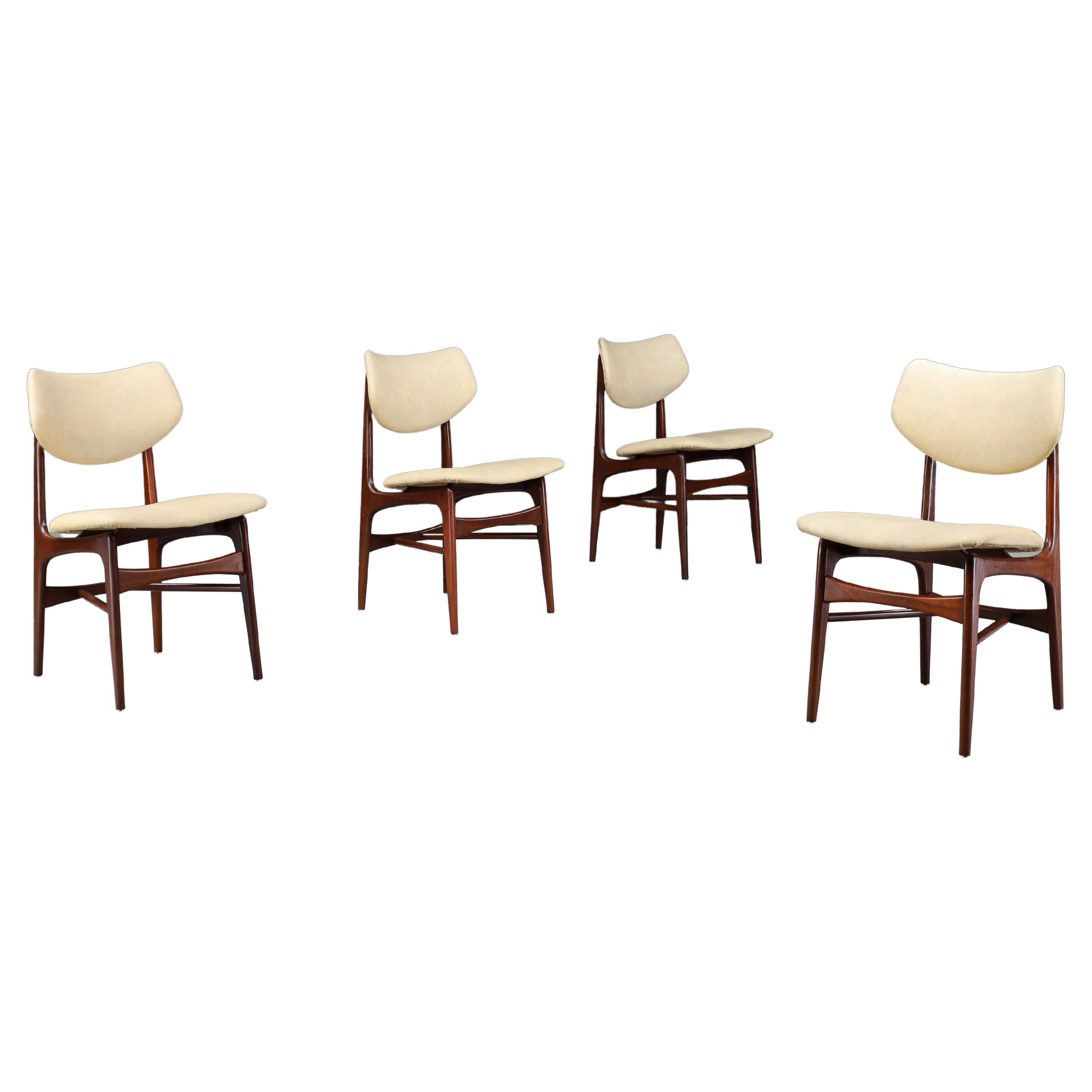 Mid-Century Hamar Dining Chairs by Louis van Teeffelen for WéBé The Netherlands For Sale