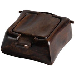 Midcentury, Hand Carved Box in the Manner of Alexander Knoll, circa 1950