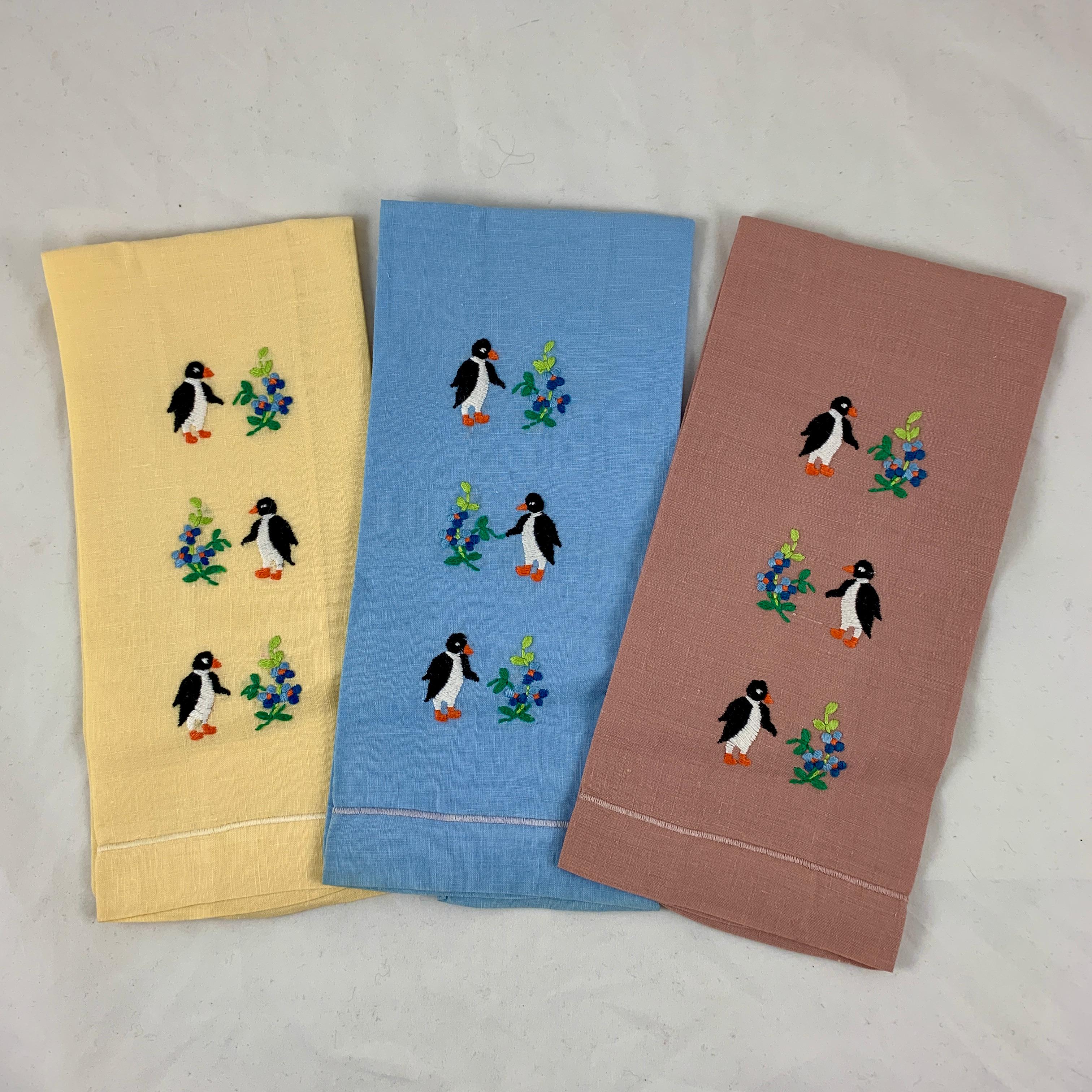hand embroidered towels