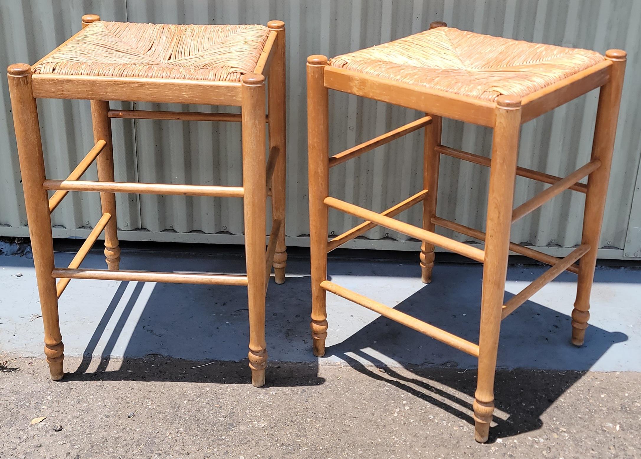 American Mid Century Hand Made Bar Stools For Sale