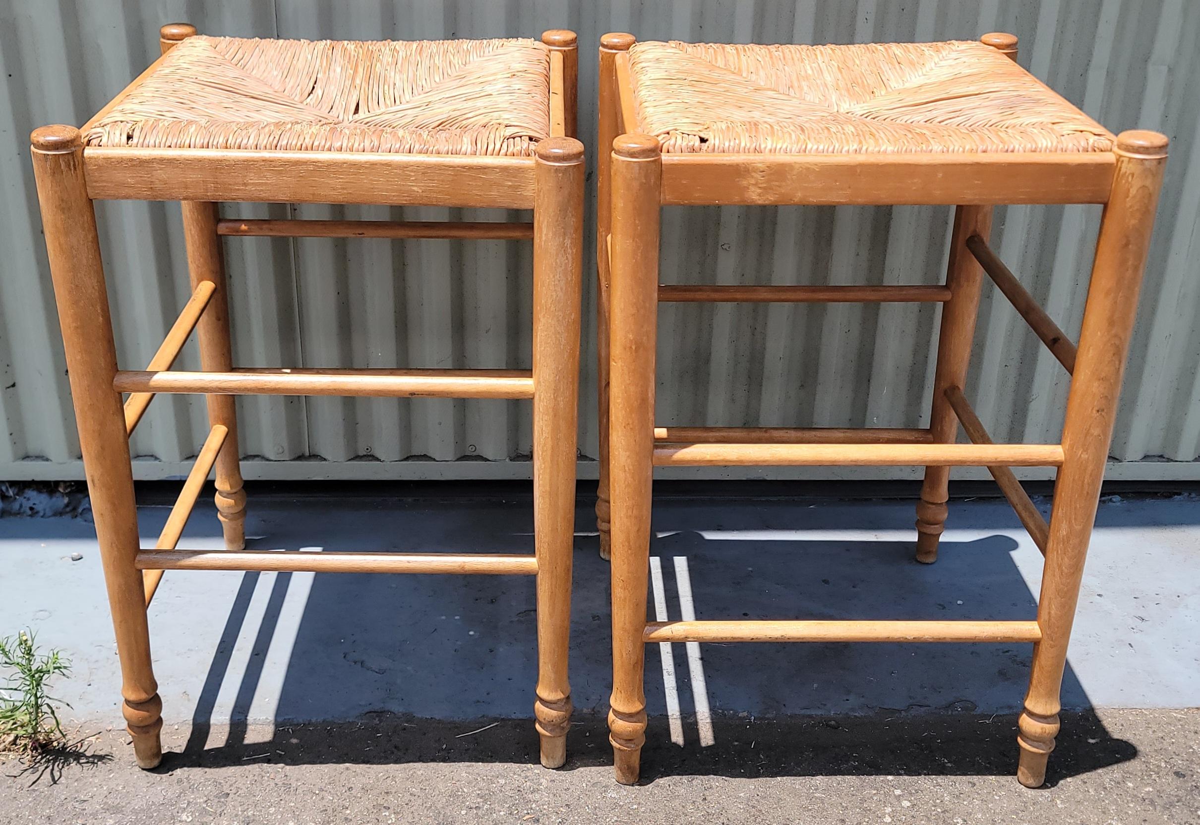 Mid Century Hand Made Bar Stools In Good Condition For Sale In Los Angeles, CA