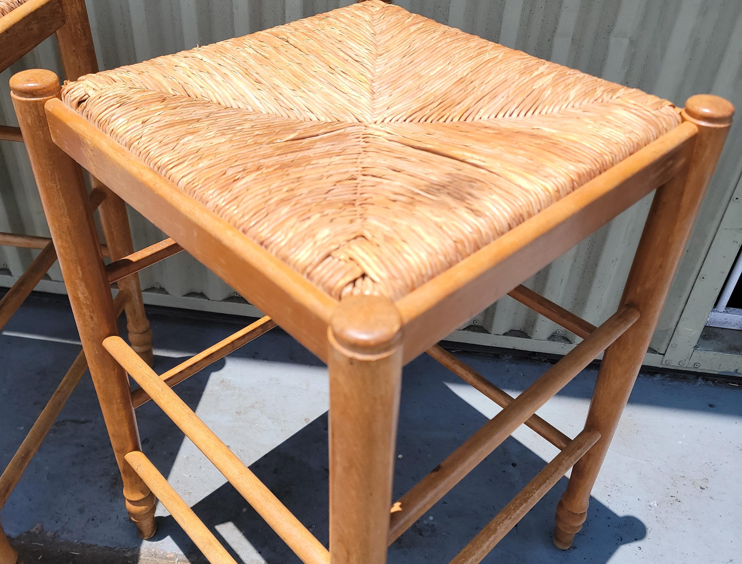 Mid Century Hand Made Bar Stools For Sale 2