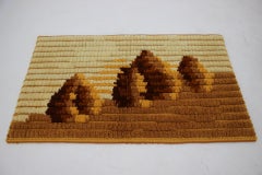 Midcentury Handmade Wool Tapestry, 1960s