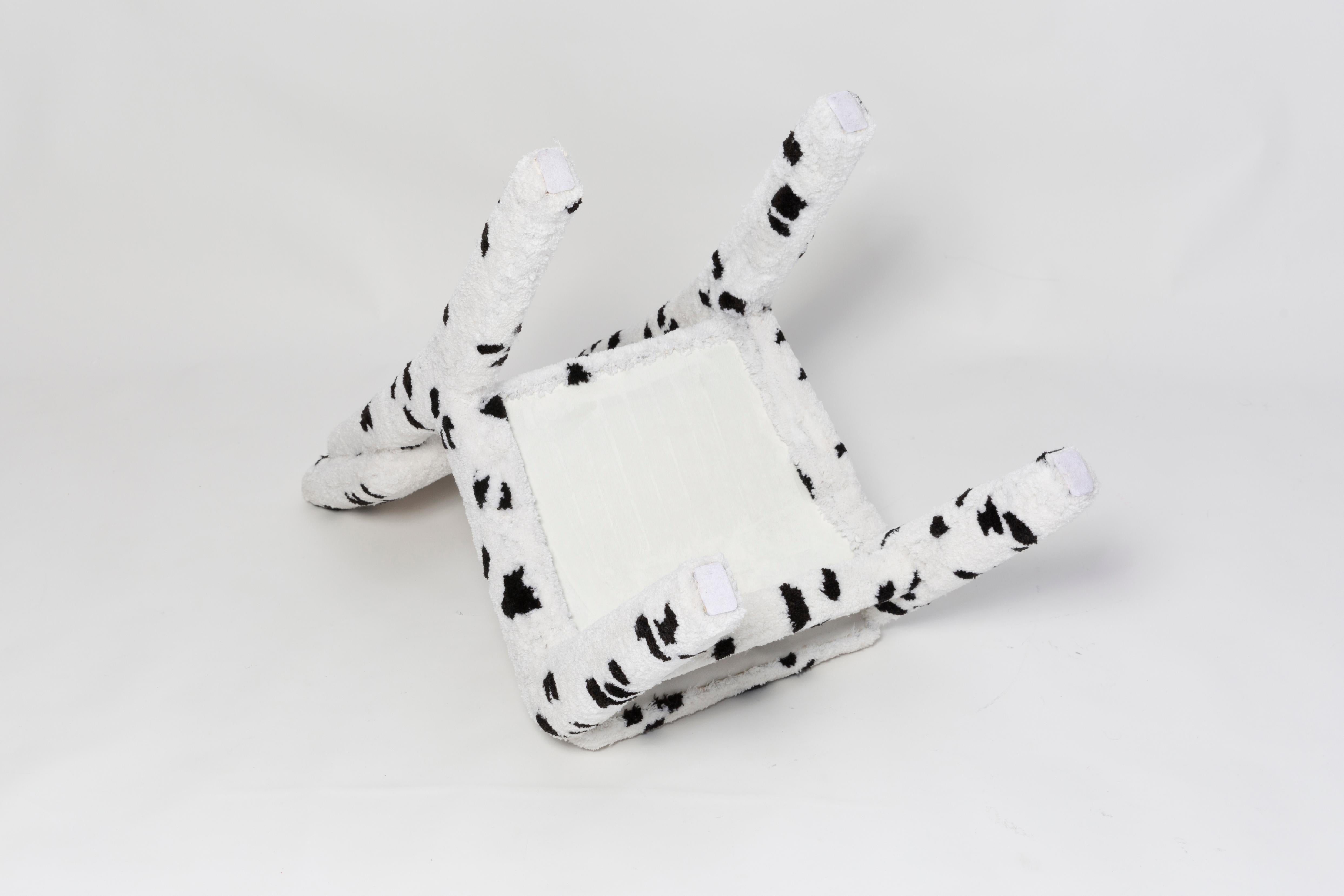 Chaise Dalmatienne tuftée à la main, Rajmund Halas, Pologne, années 1960 en vente 3
