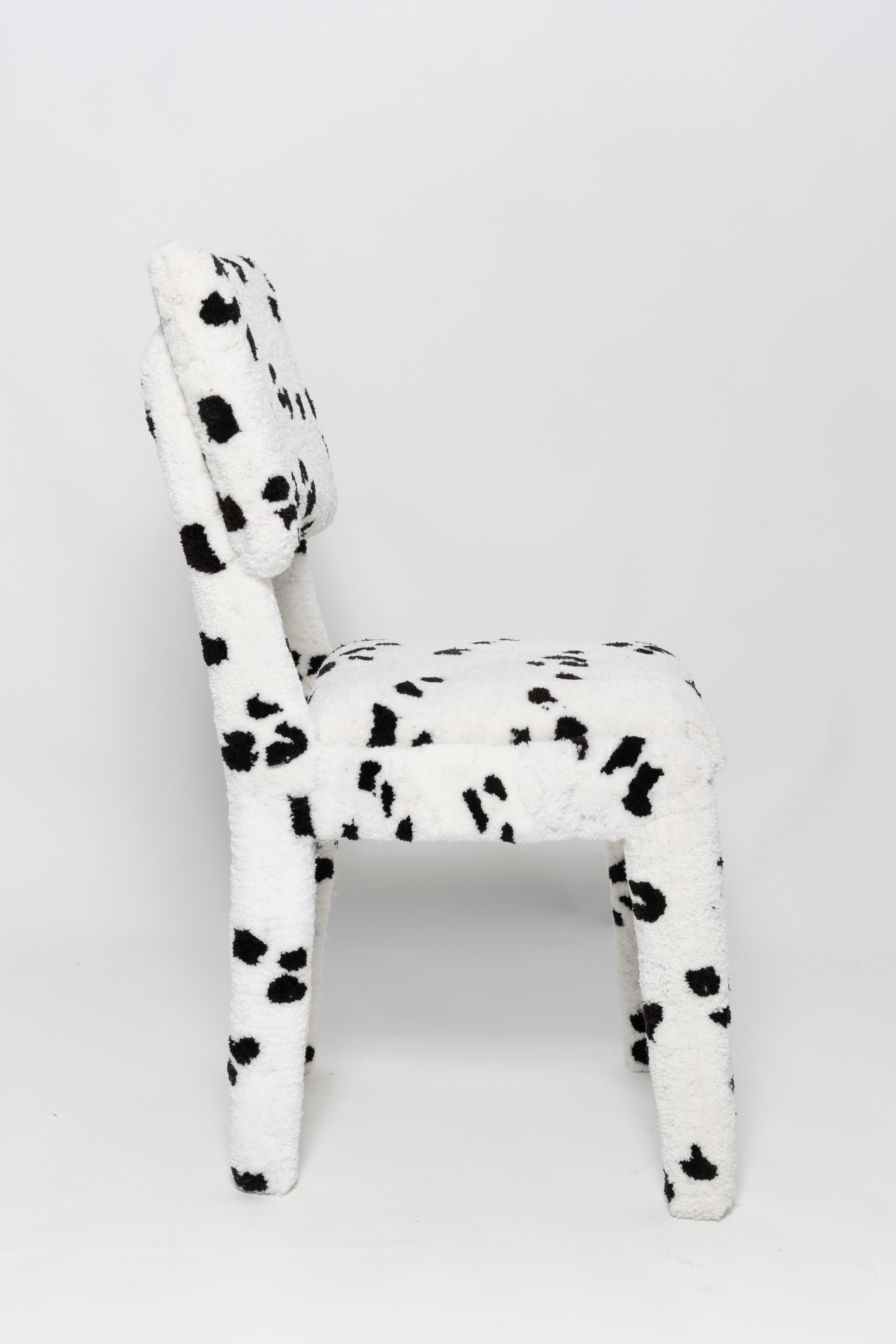Polonais Chaise Dalmatienne tuftée à la main, Rajmund Halas, Pologne, années 1960 en vente