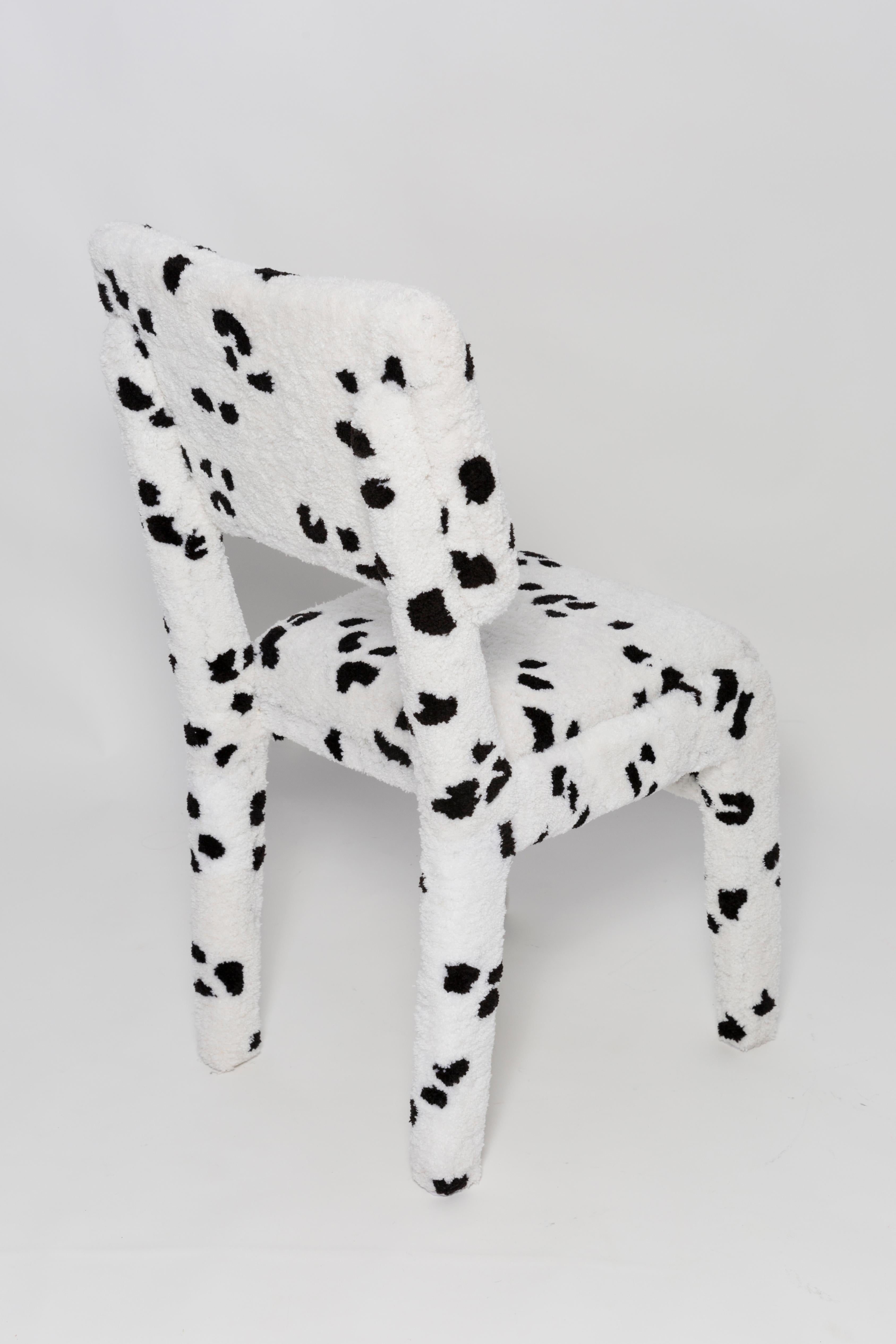 Chaise Dalmatienne tuftée à la main, Rajmund Halas, Pologne, années 1960 Excellent état - En vente à 05-080 Hornowek, PL