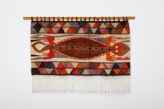 Mid-Century, hand-woven Salasaca tapestry