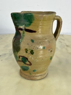 Mid-century Handmade Burgio Ceramic Jug 1930s