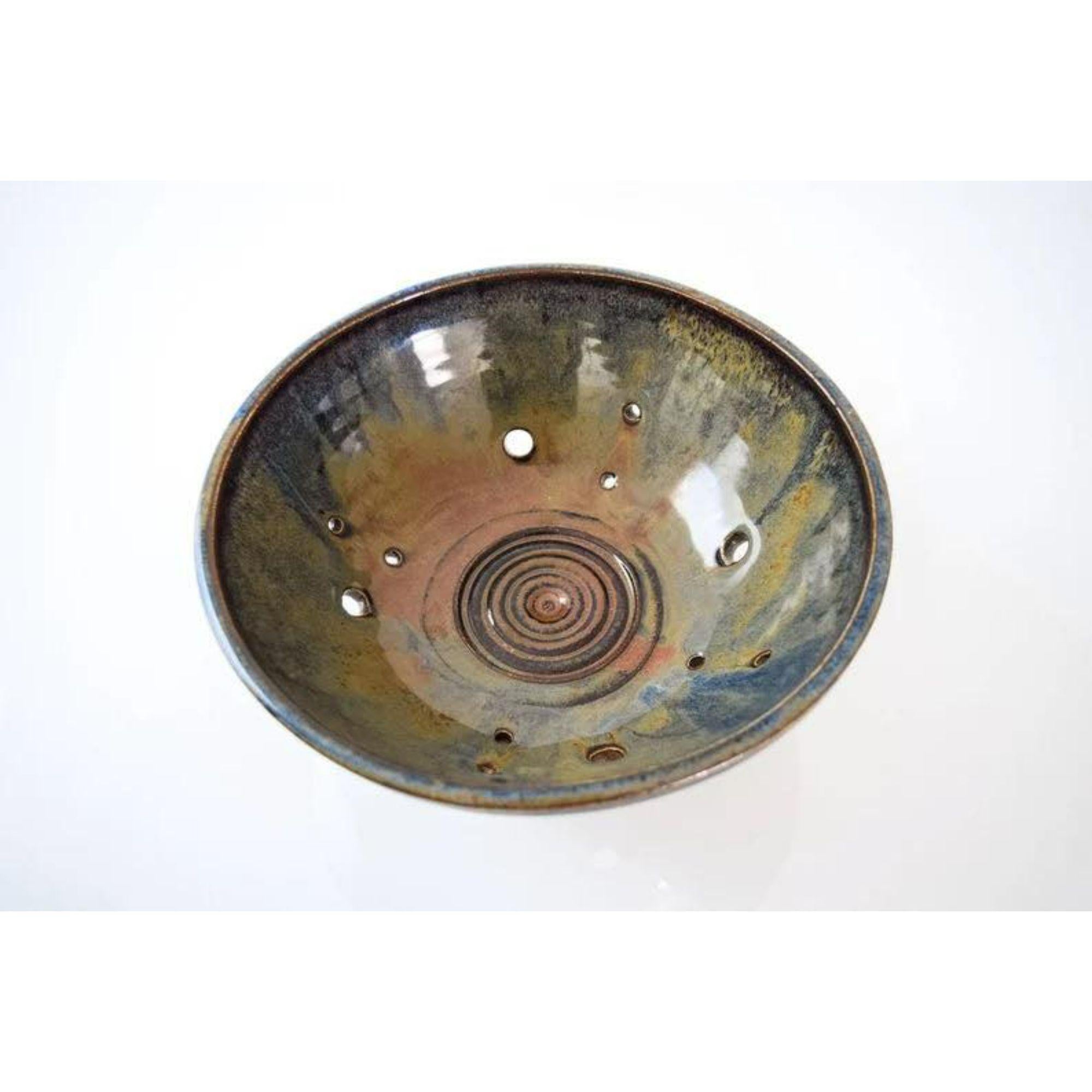 Mid-Century Modern Midcentury Handmade Ceramic Decorative Bowl For Sale