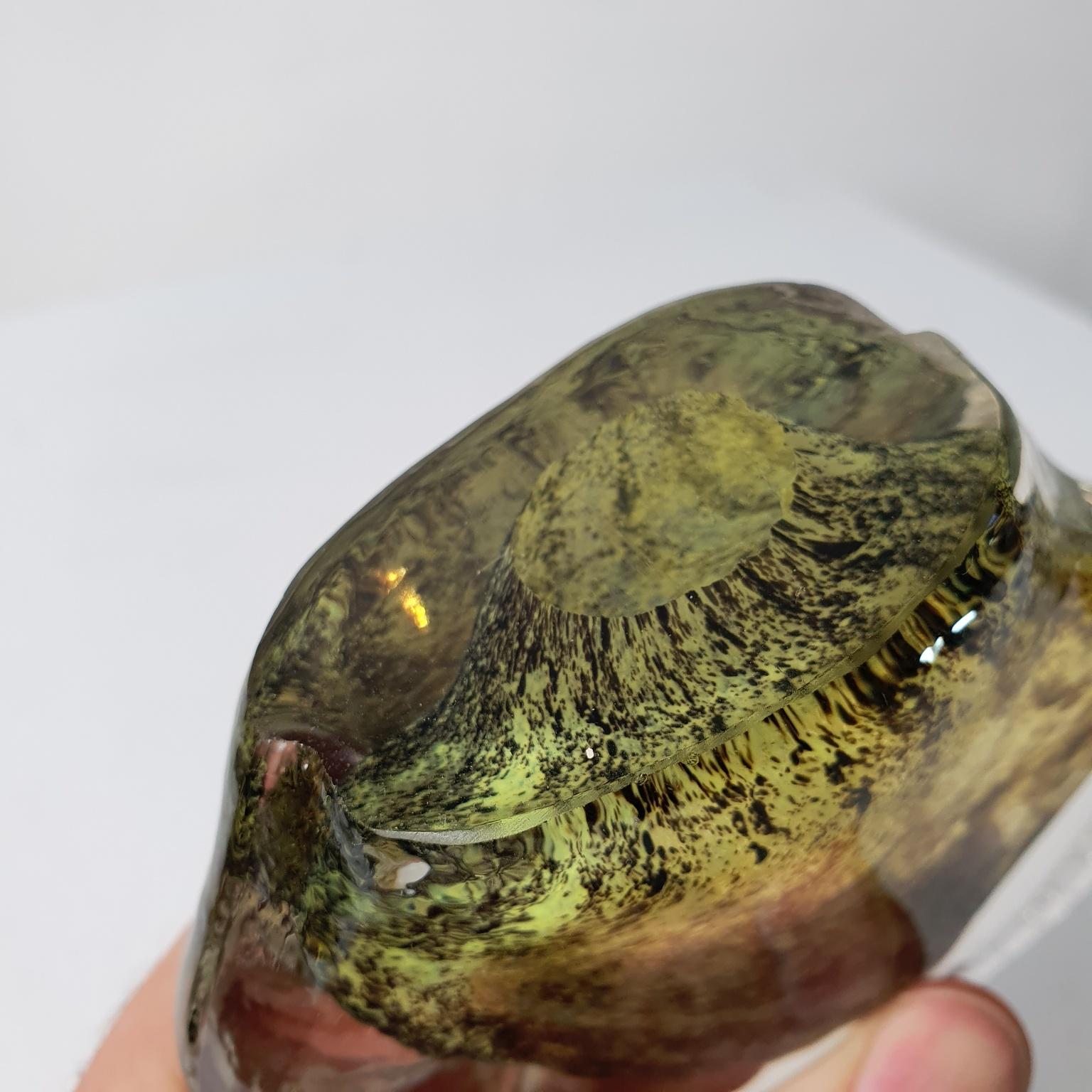 20th Century Mid-Century Handmade Glass Fish by Reijmyre, Sweden For Sale